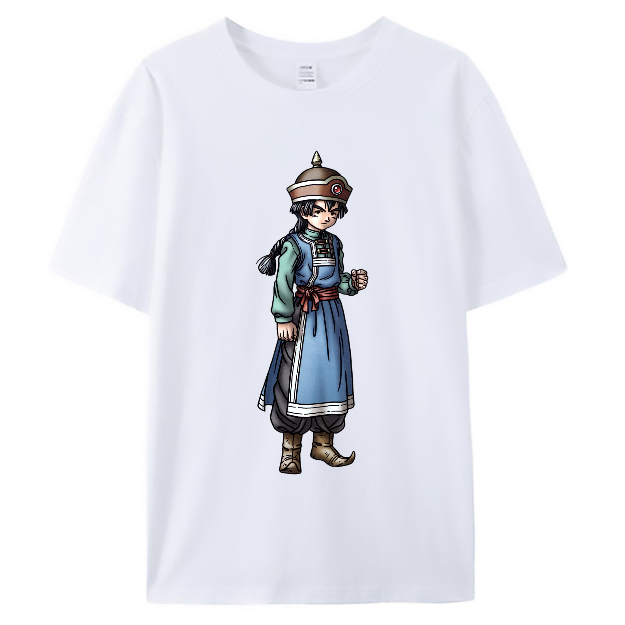 （画像用） ドラゴンクエスト Doragon Kuesuto Dragon Quest 綿100％ メンズ半袖Tシャツ｜肌触りやわらか＆通気性
