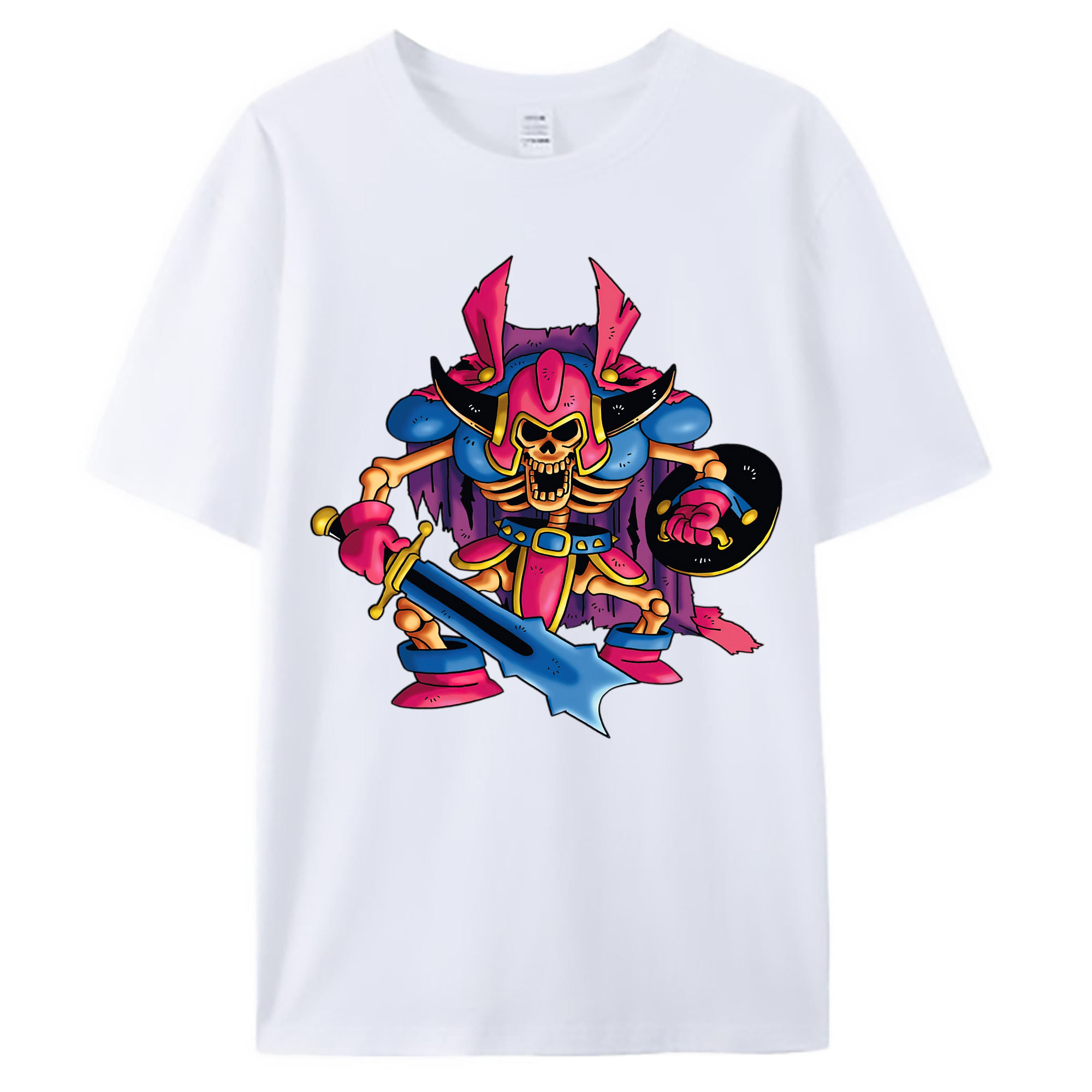 （画像用） ドラゴンクエスト Doragon Kuesuto Dragon Quest 綿100％ メンズ半袖Tシャツ｜肌触りやわらか＆通気性