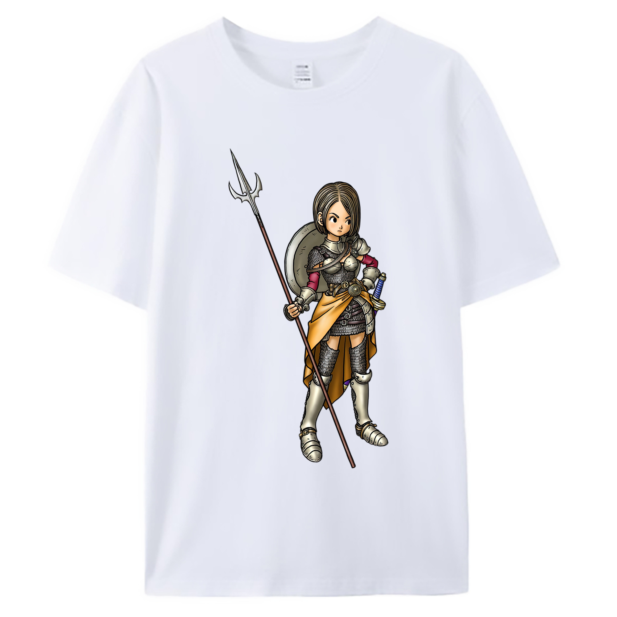 （画像用） ドラゴンクエスト Doragon Kuesuto Dragon Quest 綿100％ メンズ半袖Tシャツ｜肌触りやわらか＆通気性