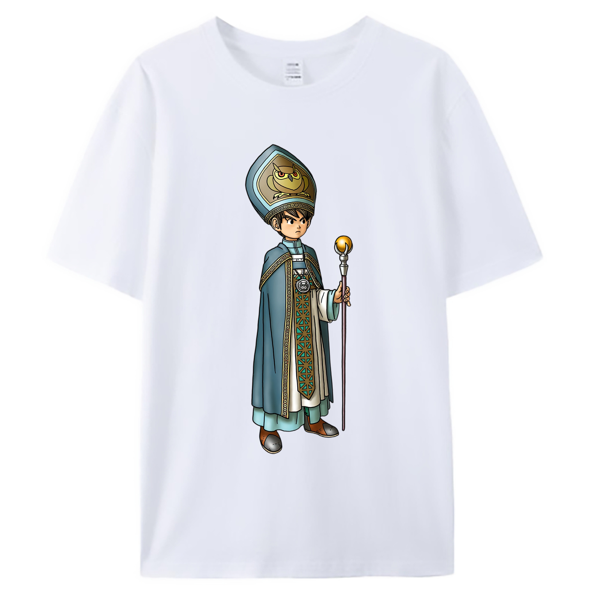 （画像用） ドラゴンクエスト Doragon Kuesuto Dragon Quest 綿100％ メンズ半袖Tシャツ｜肌触りやわらか＆通気性