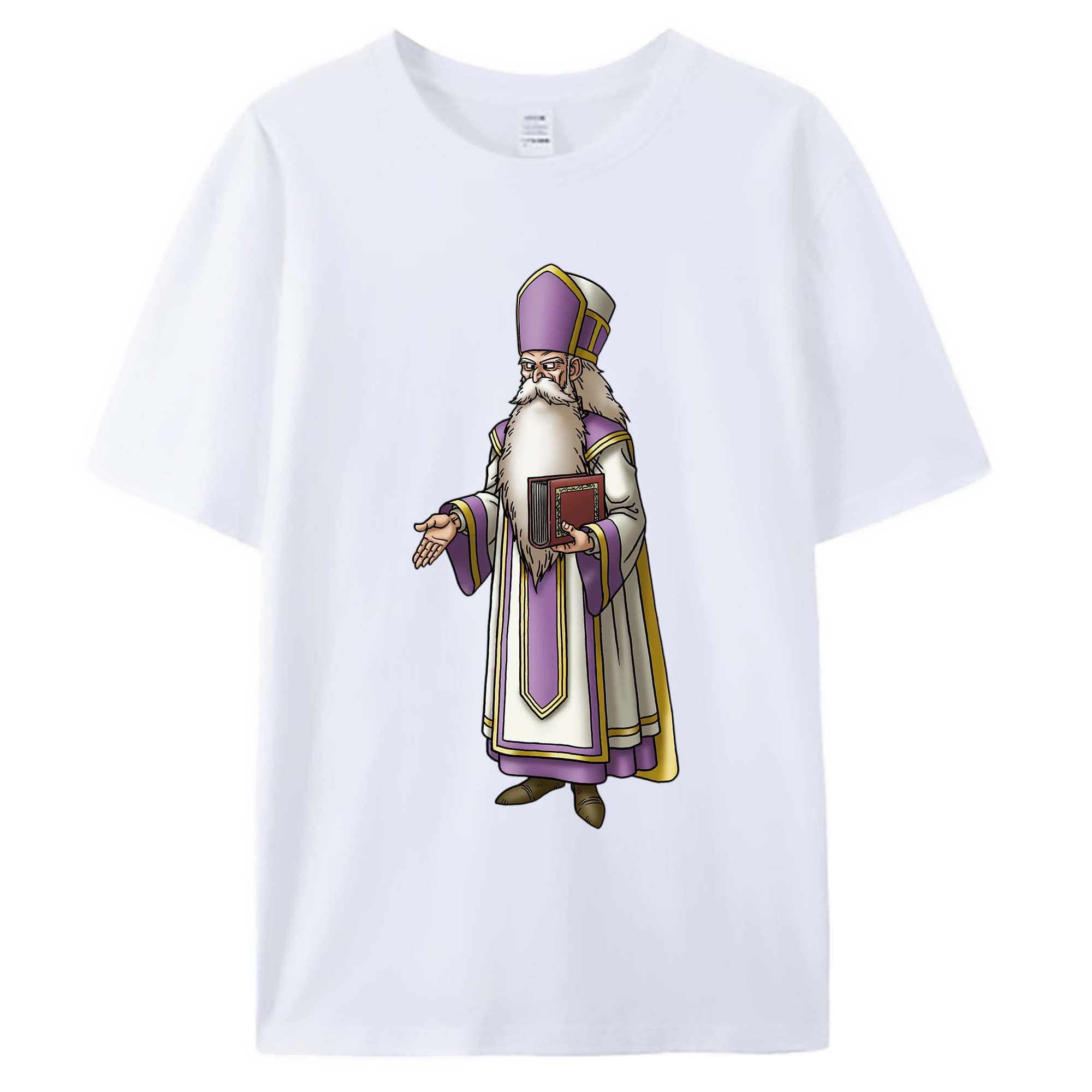 （画像用） ドラゴンクエスト Doragon Kuesuto Dragon Quest 綿100％ メンズ半袖Tシャツ｜肌触りやわらか＆通気性