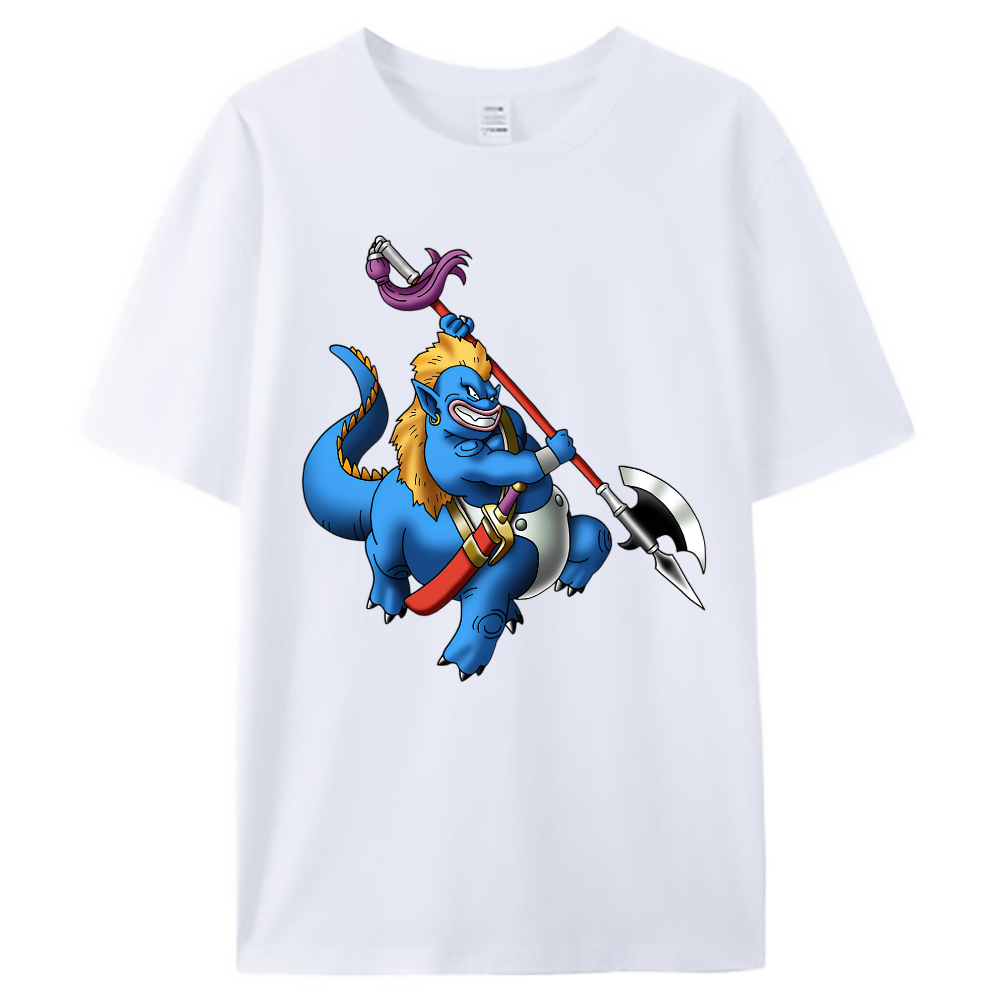 （画像用） ドラゴンクエスト Doragon Kuesuto Dragon Quest 綿100％ メンズ半袖Tシャツ｜肌触りやわらか＆通気性