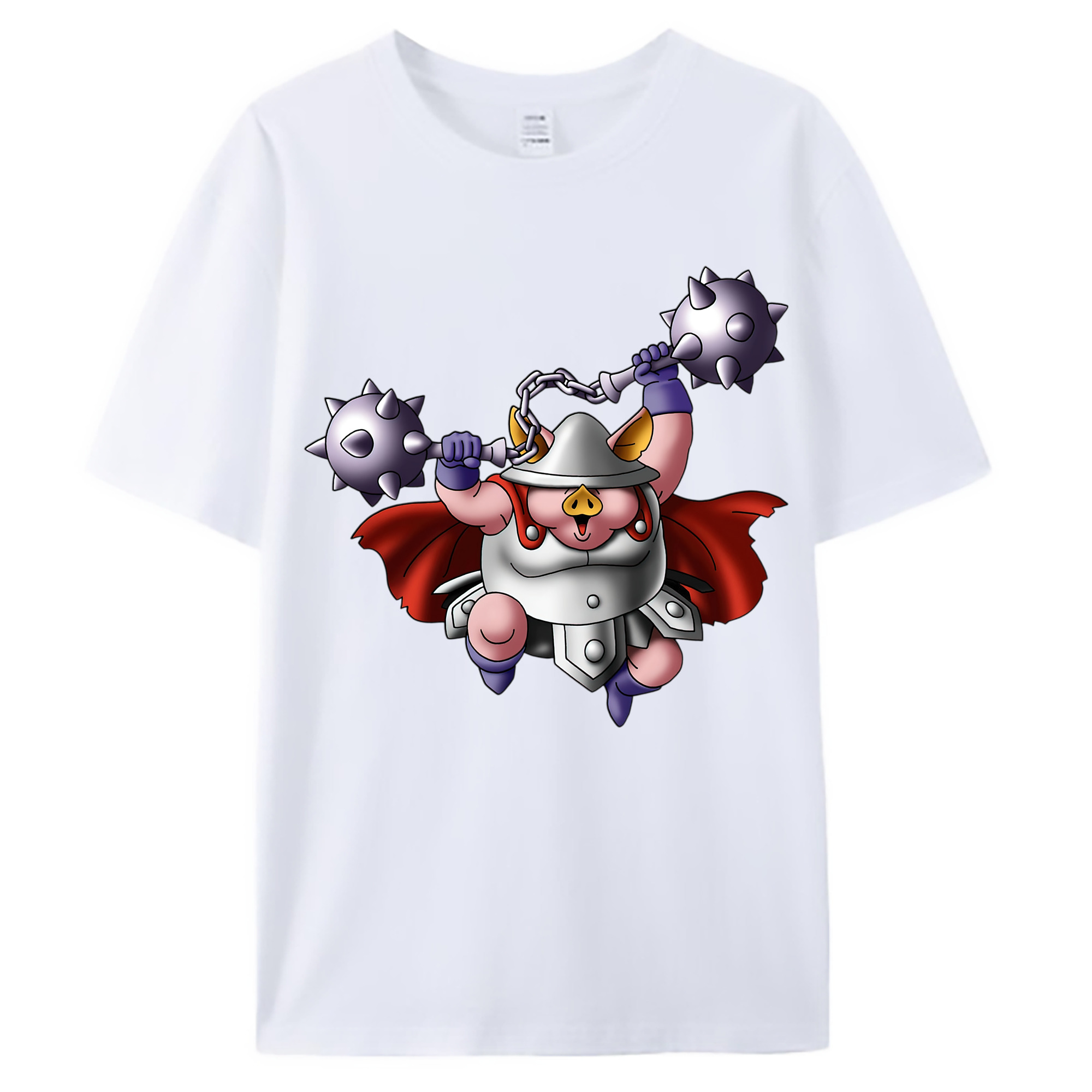 （画像用） ドラゴンクエスト Doragon Kuesuto Dragon Quest 綿100％ メンズ半袖Tシャツ｜肌触りやわらか＆通気性