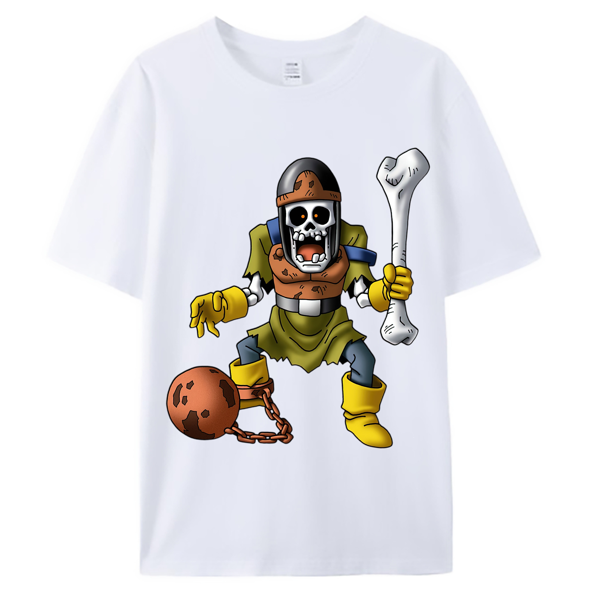 （画像用） ドラゴンクエスト Doragon Kuesuto Dragon Quest 綿100％ メンズ半袖Tシャツ｜肌触りやわらか＆通気性