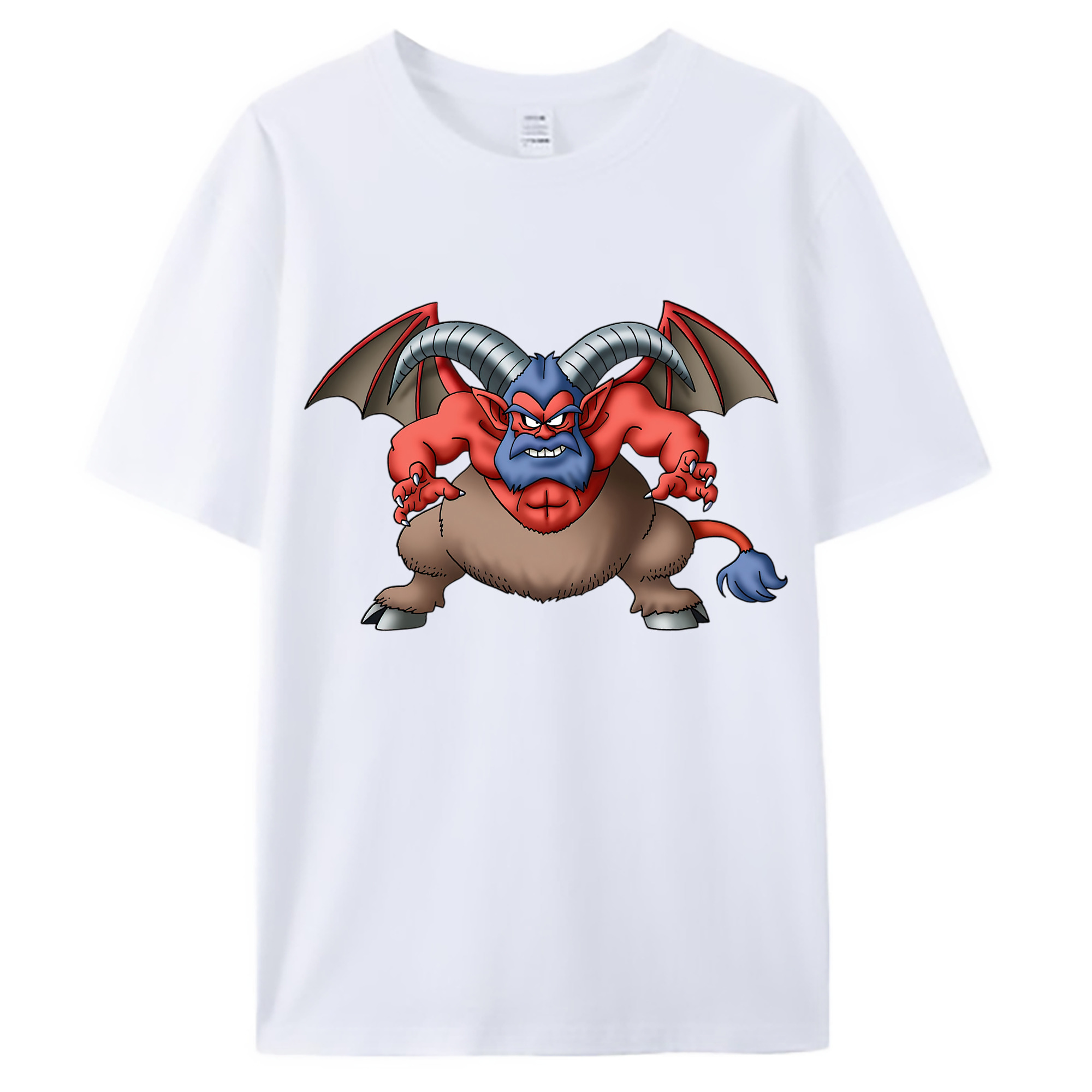 （画像用） ドラゴンクエスト Doragon Kuesuto Dragon Quest 綿100％ メンズ半袖Tシャツ｜肌触りやわらか＆通気性