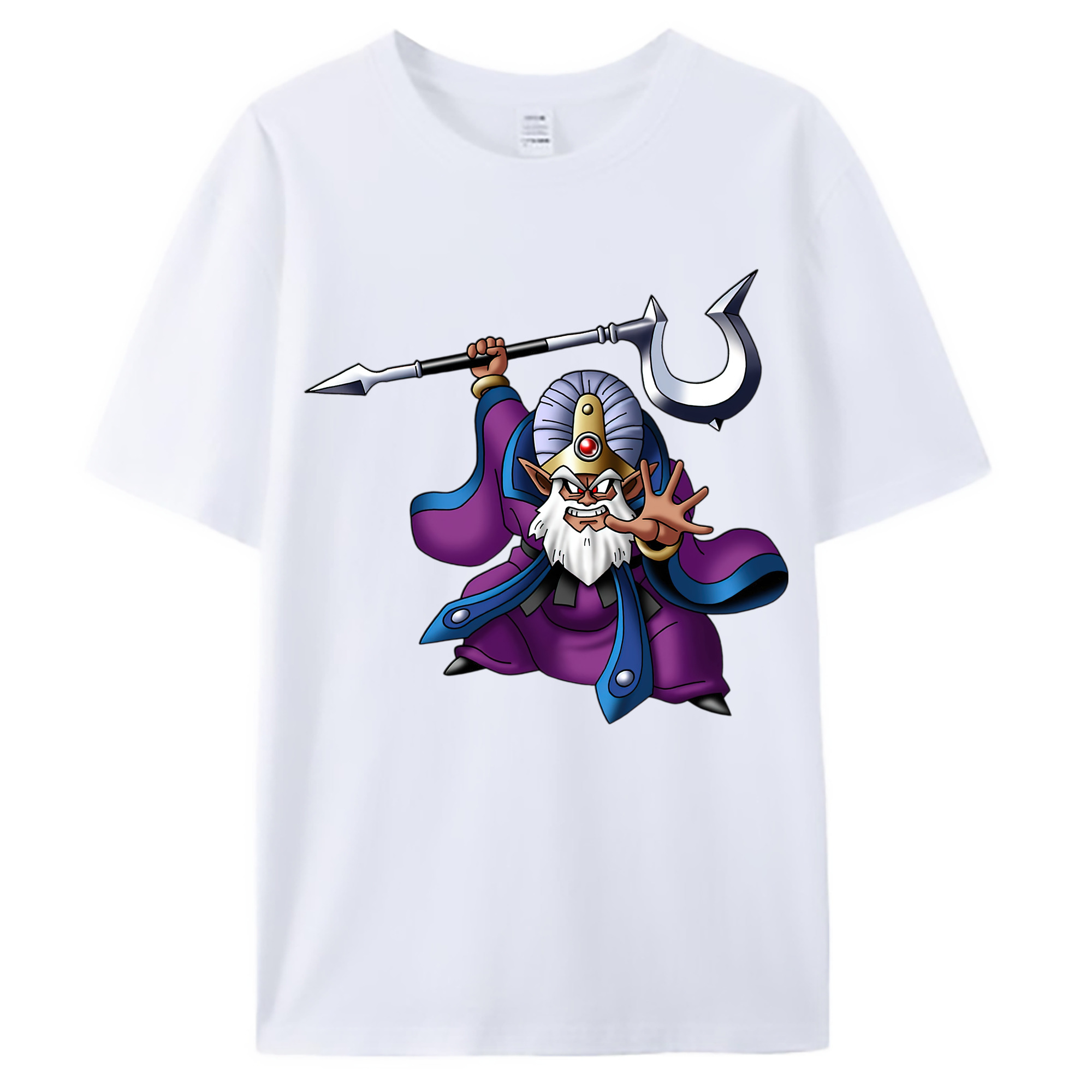 （画像用） ドラゴンクエスト Doragon Kuesuto Dragon Quest 綿100％ メンズ半袖Tシャツ｜肌触りやわらか＆通気性