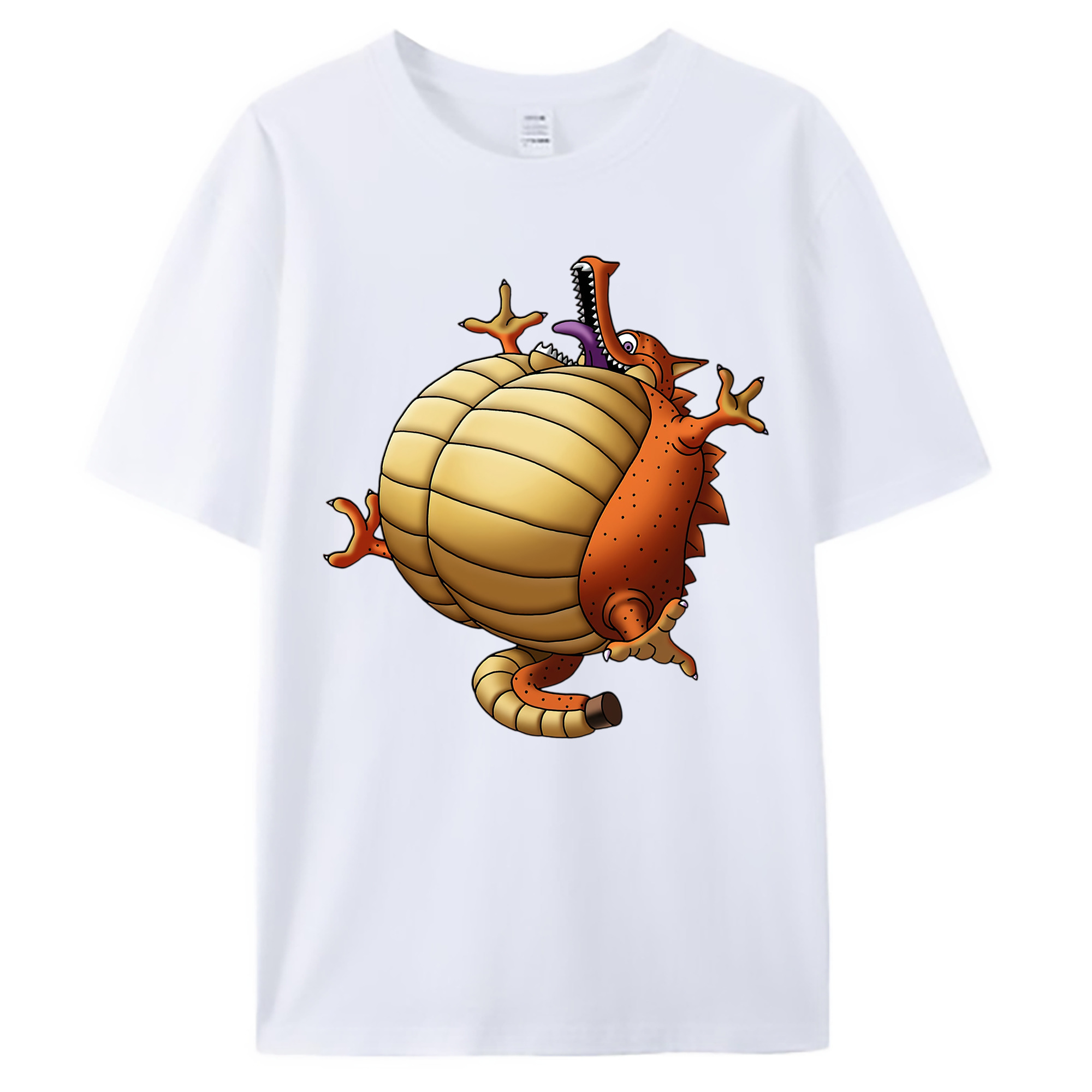 （画像用） ドラゴンクエスト Doragon Kuesuto Dragon Quest 綿100％ メンズ半袖Tシャツ｜肌触りやわらか＆通気性