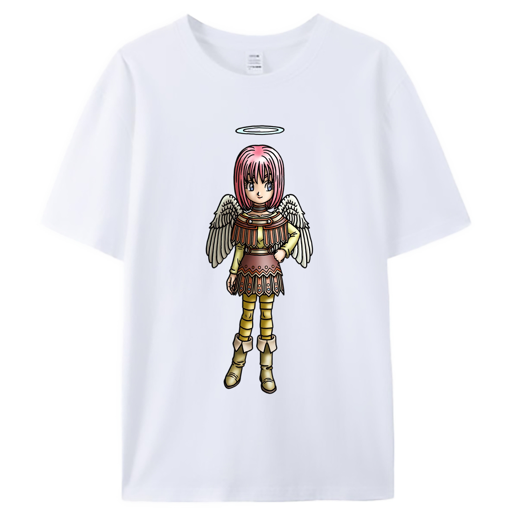 （画像用） ドラゴンクエスト Doragon Kuesuto Dragon Quest 綿100％ メンズ半袖Tシャツ｜肌触りやわらか＆通気性