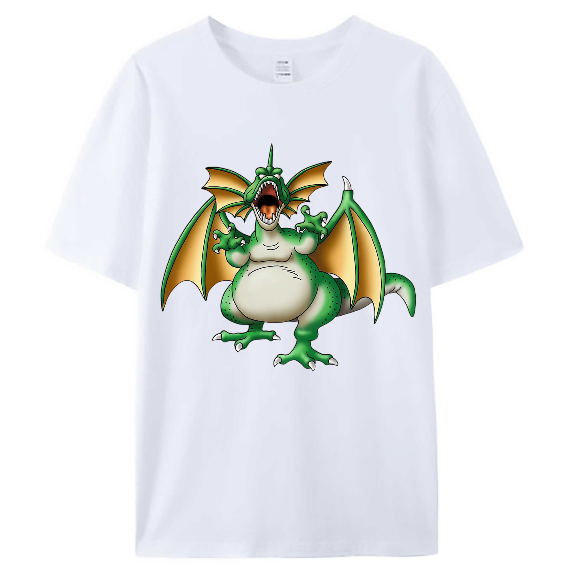 （画像用） ドラゴンクエスト Doragon Kuesuto Dragon Quest 綿100％ メンズ半袖Tシャツ｜肌触りやわらか＆通気性