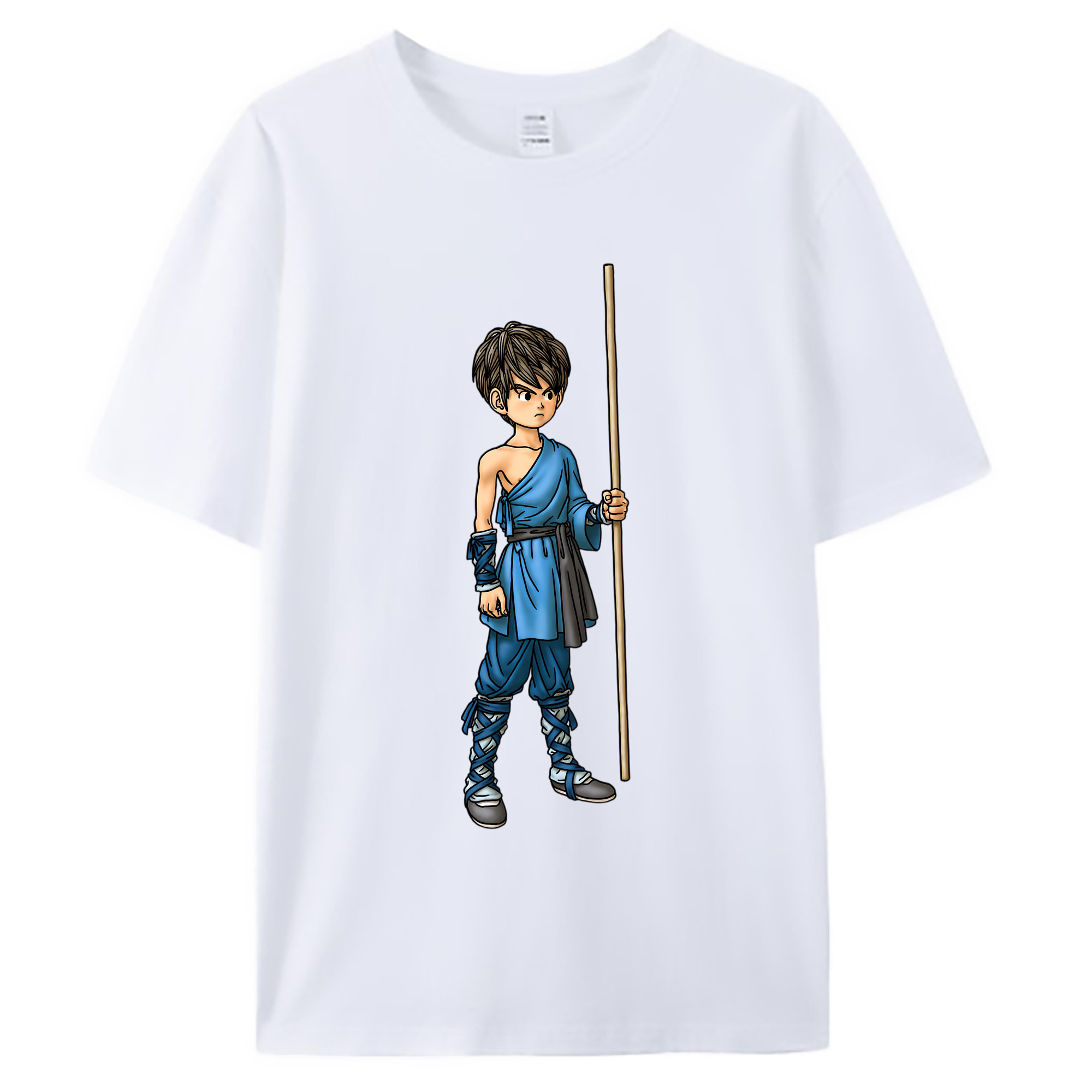 （画像用） ドラゴンクエスト Doragon Kuesuto Dragon Quest 綿100％ メンズ半袖Tシャツ｜肌触りやわらか＆通気性