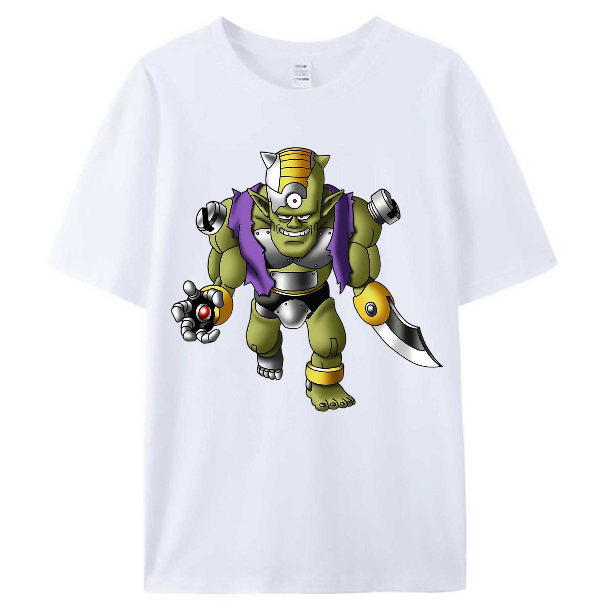 （画像用） ドラゴンクエスト Doragon Kuesuto Dragon Quest 綿100％ メンズ半袖Tシャツ｜肌触りやわらか＆通気性