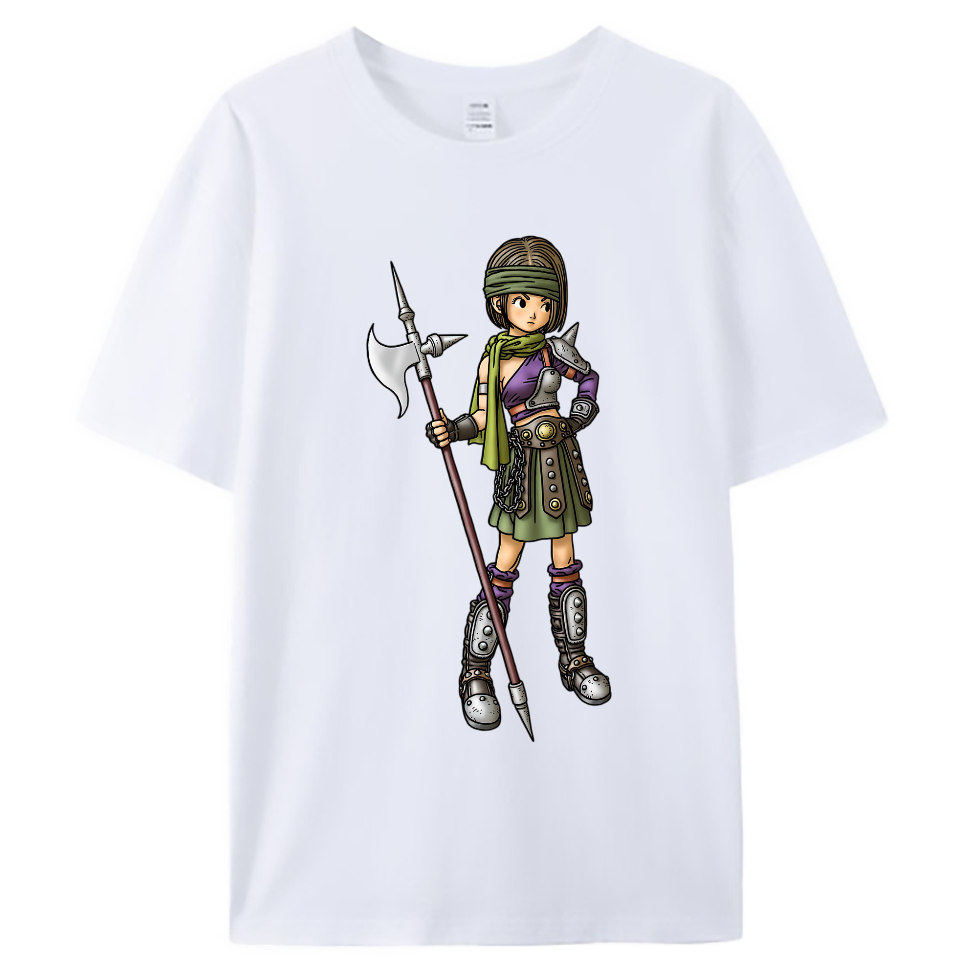 （画像用） ドラゴンクエスト Doragon Kuesuto Dragon Quest 綿100％ メンズ半袖Tシャツ｜肌触りやわらか＆通気性