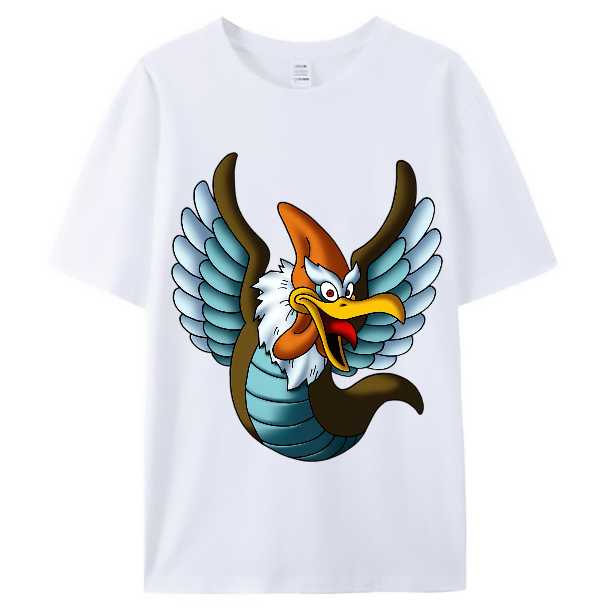 （画像用） ドラゴンクエスト Doragon Kuesuto Dragon Quest 綿100％ メンズ半袖Tシャツ｜肌触りやわらか＆通気性