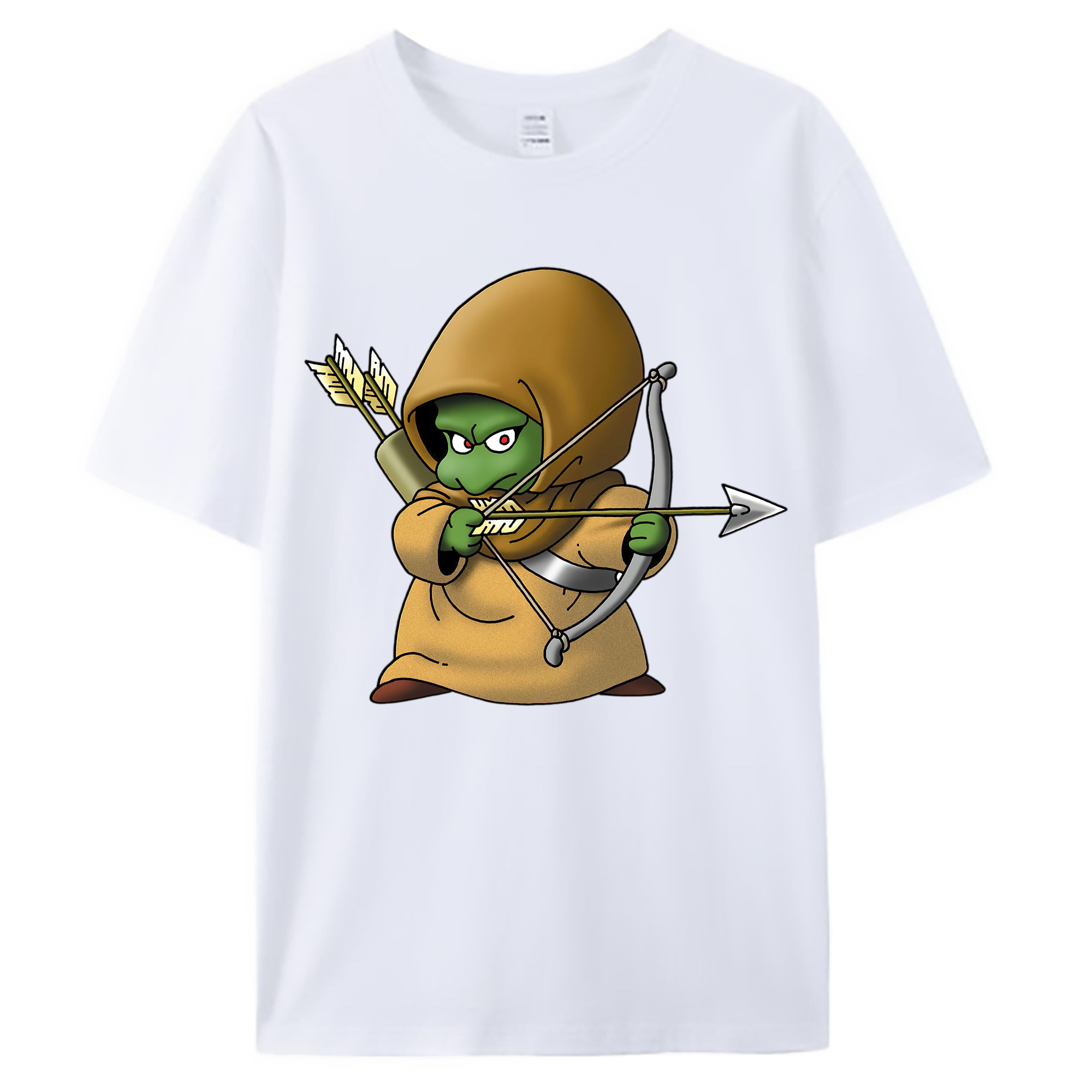 （画像用） ドラゴンクエスト Doragon Kuesuto Dragon Quest 綿100％ メンズ半袖Tシャツ｜肌触りやわらか＆通気性