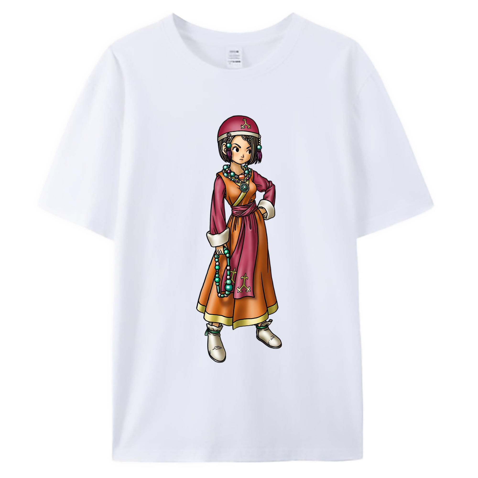 （画像用） ドラゴンクエスト Doragon Kuesuto Dragon Quest 綿100％ メンズ半袖Tシャツ｜肌触りやわらか＆通気性