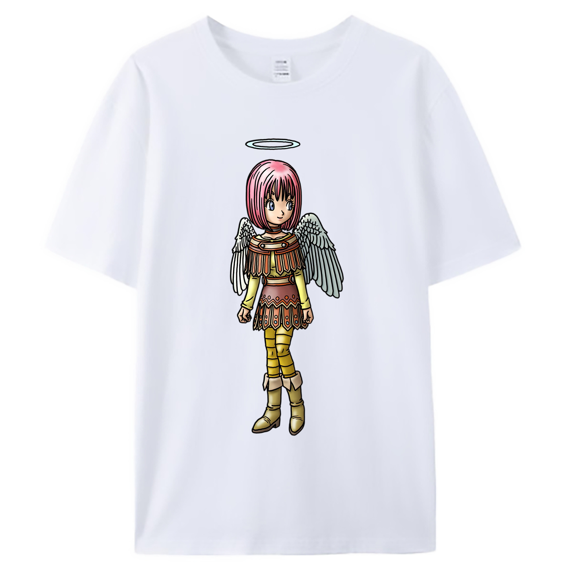 （画像用） ドラゴンクエスト Doragon Kuesuto Dragon Quest 綿100％ メンズ半袖Tシャツ｜肌触りやわらか＆通気性