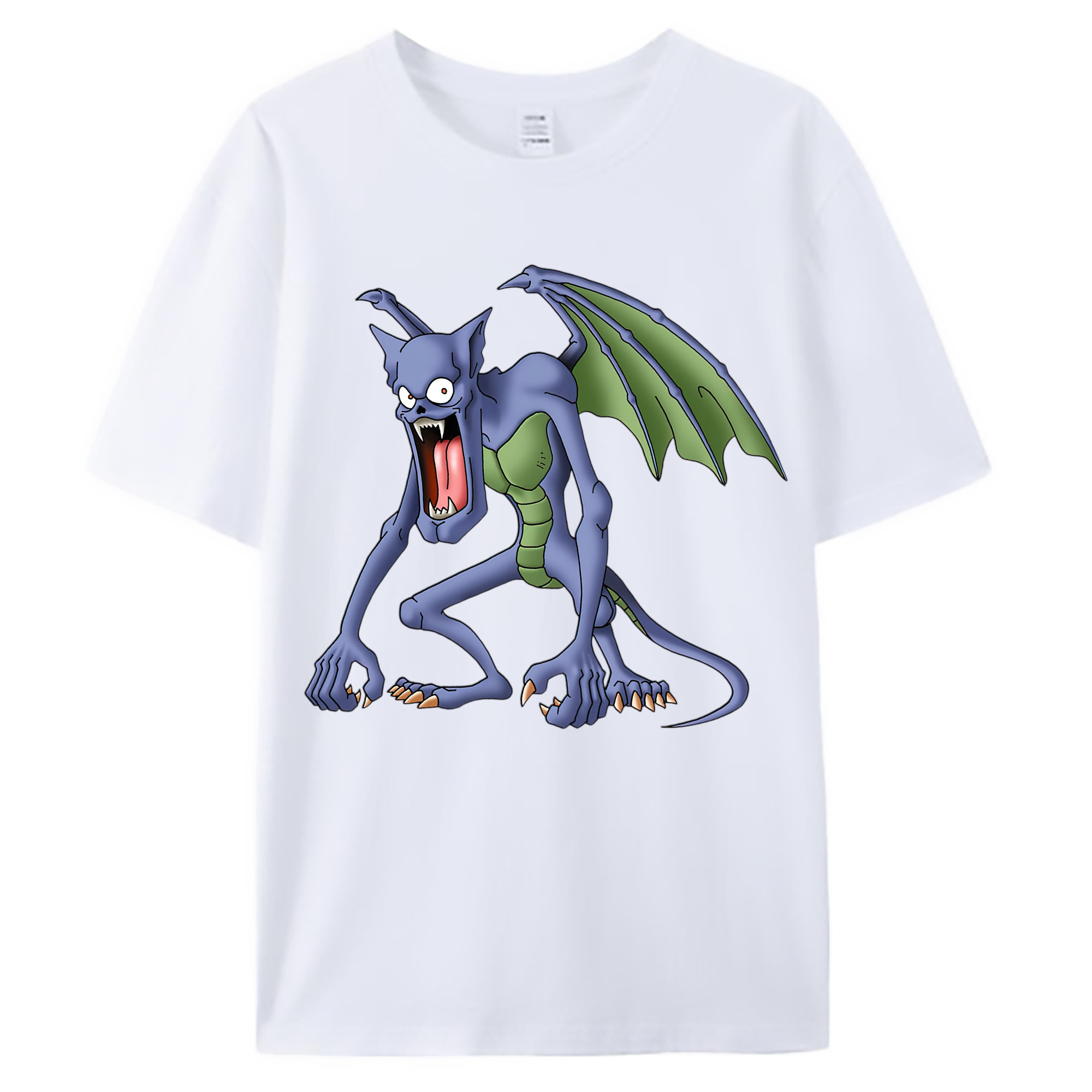 （画像用） ドラゴンクエスト Doragon Kuesuto Dragon Quest 綿100％ メンズ半袖Tシャツ｜肌触りやわらか＆通気性