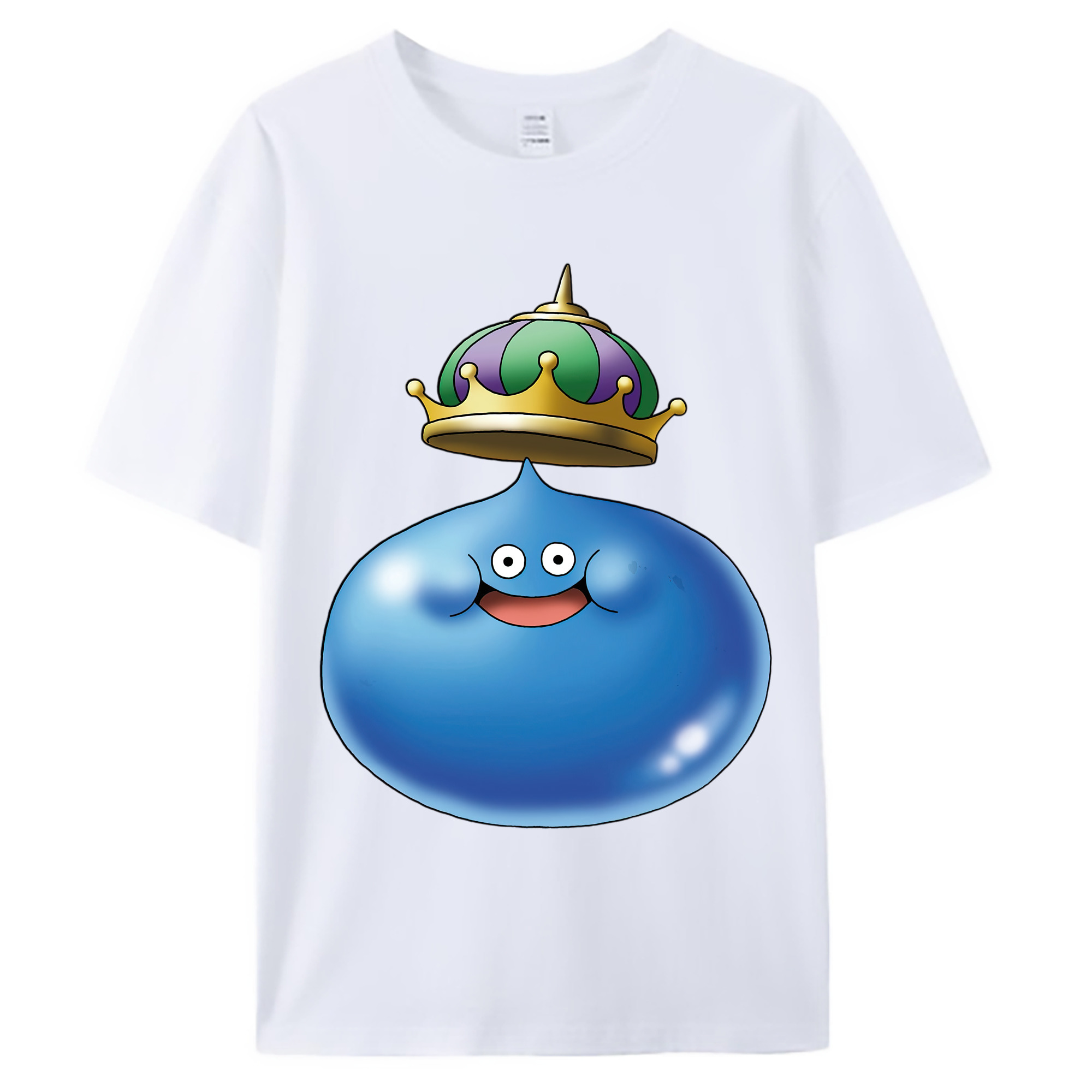 （画像用） ドラゴンクエスト Doragon Kuesuto Dragon Quest 綿100％ メンズ半袖Tシャツ｜肌触りやわらか＆通気性