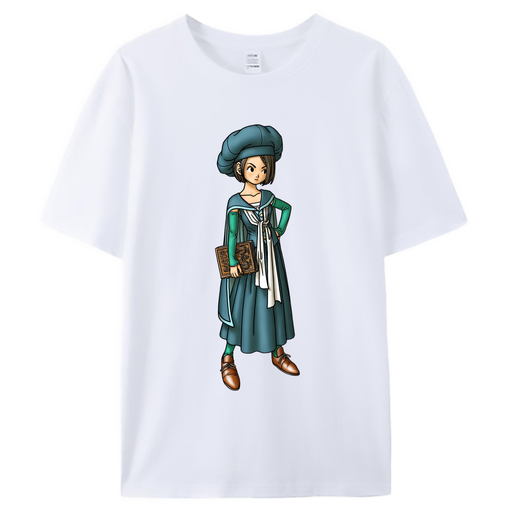 （画像用） ドラゴンクエスト Doragon Kuesuto Dragon Quest 綿100％ メンズ半袖Tシャツ｜肌触りやわらか＆通気性
