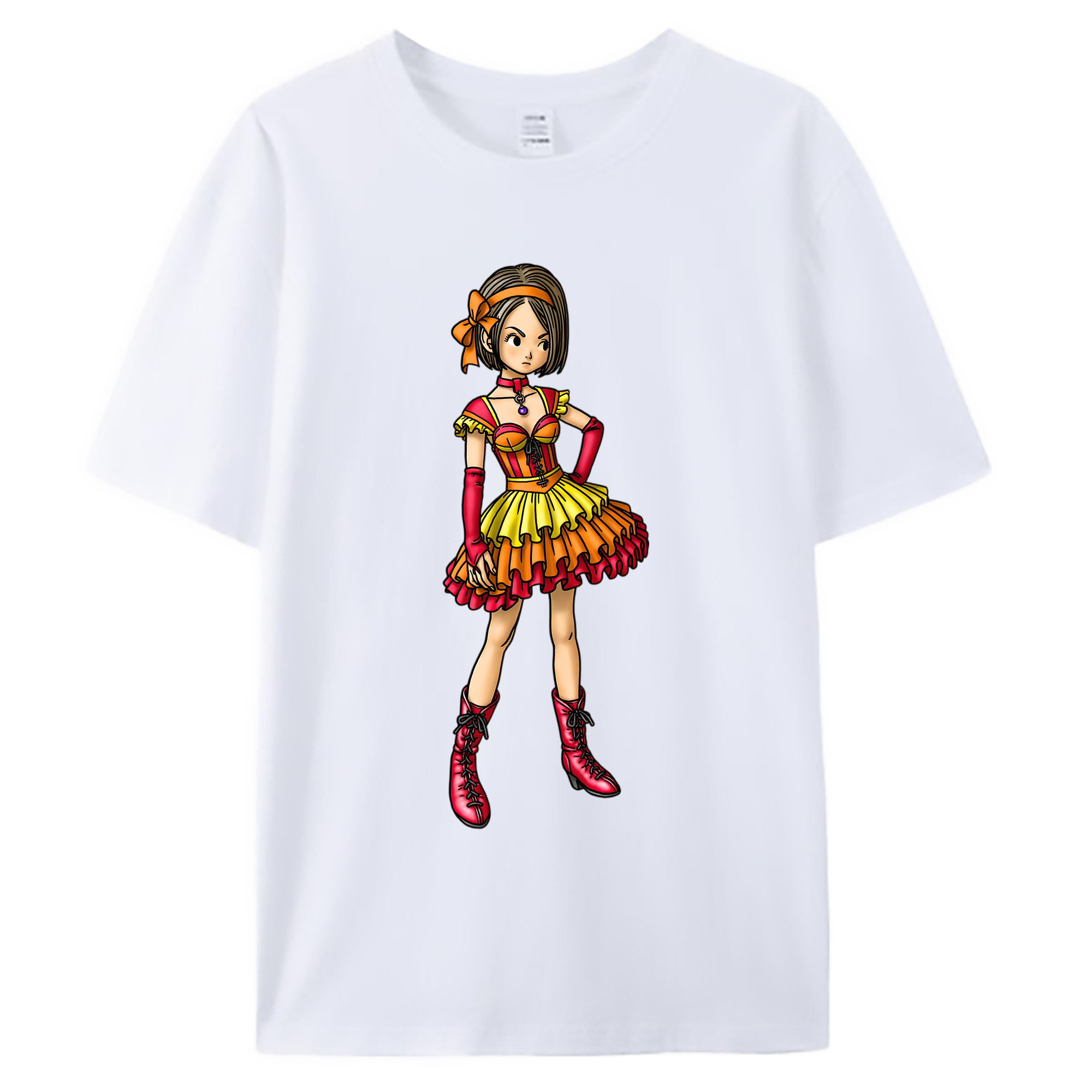 （画像用） ドラゴンクエスト Doragon Kuesuto Dragon Quest 綿100％ メンズ半袖Tシャツ｜肌触りやわらか＆通気性