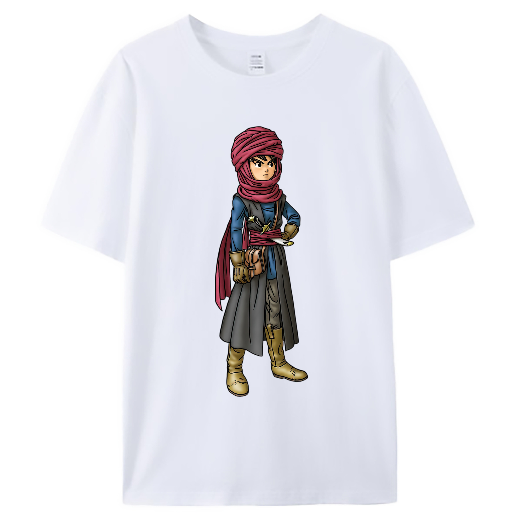 （画像用） ドラゴンクエスト Doragon Kuesuto Dragon Quest 綿100％ メンズ半袖Tシャツ｜肌触りやわらか＆通気性