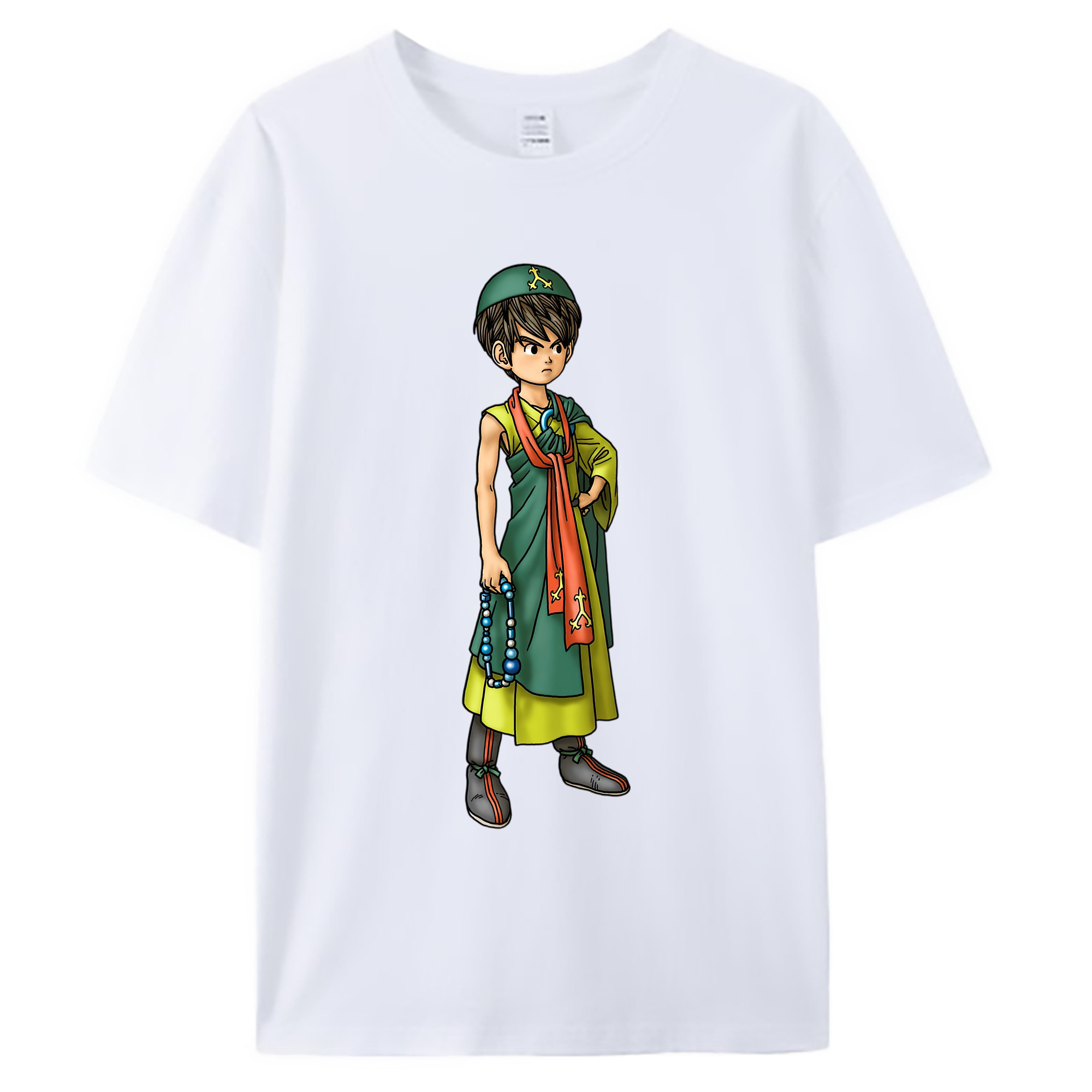 （画像用） ドラゴンクエスト Doragon Kuesuto Dragon Quest 綿100％ メンズ半袖Tシャツ｜肌触りやわらか＆通気性