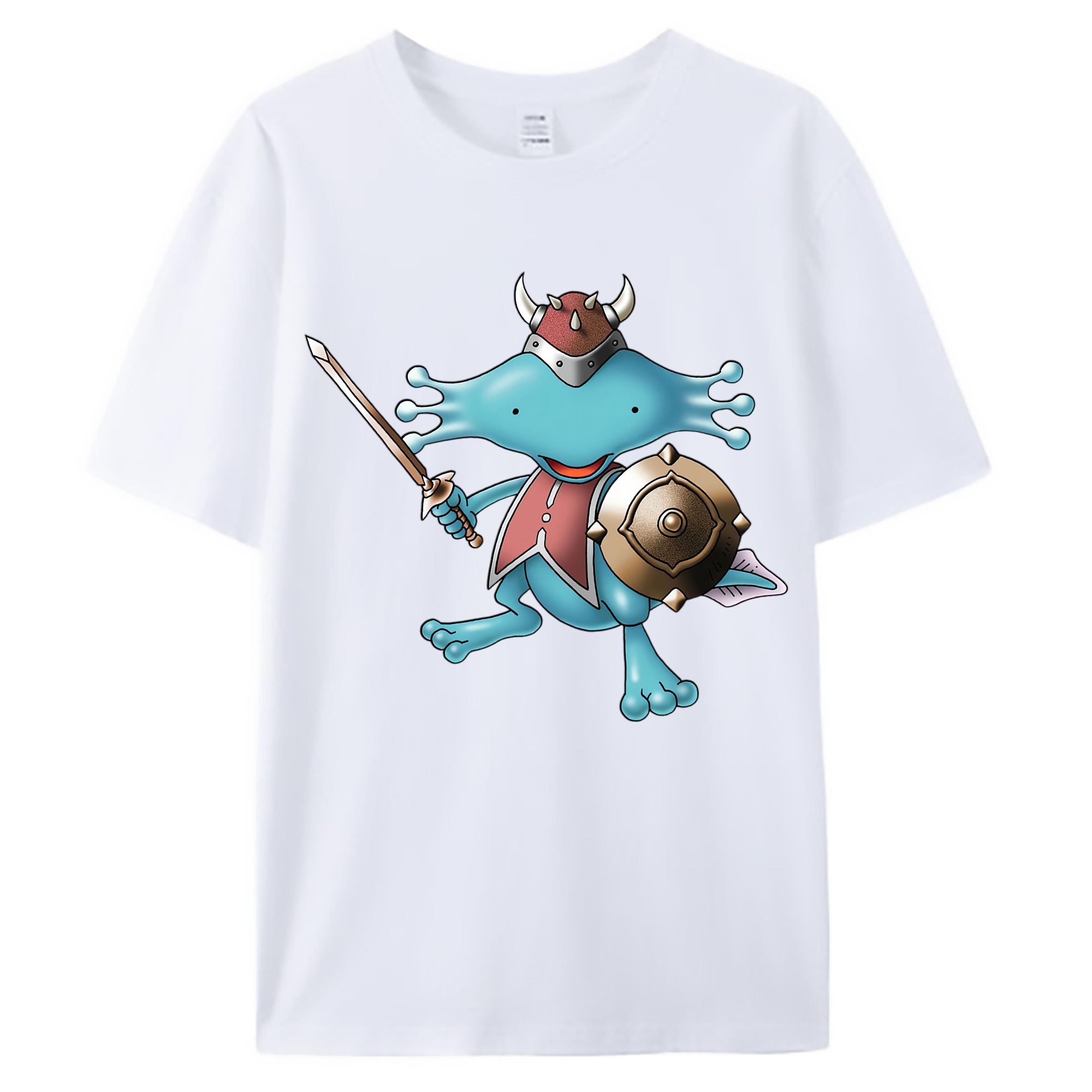 （画像用） ドラゴンクエスト Doragon Kuesuto Dragon Quest 綿100％ メンズ半袖Tシャツ｜肌触りやわらか＆通気性