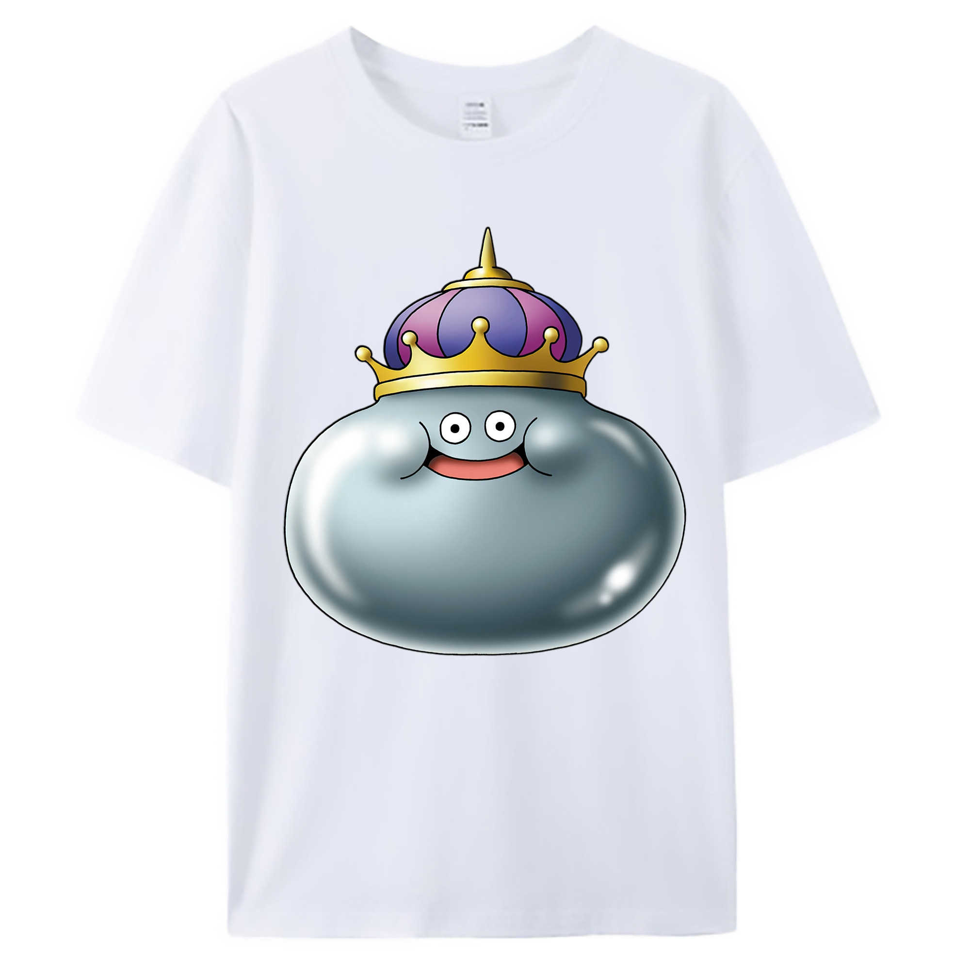 （画像用） ドラゴンクエスト Doragon Kuesuto Dragon Quest 綿100％ メンズ半袖Tシャツ｜肌触りやわらか＆通気性