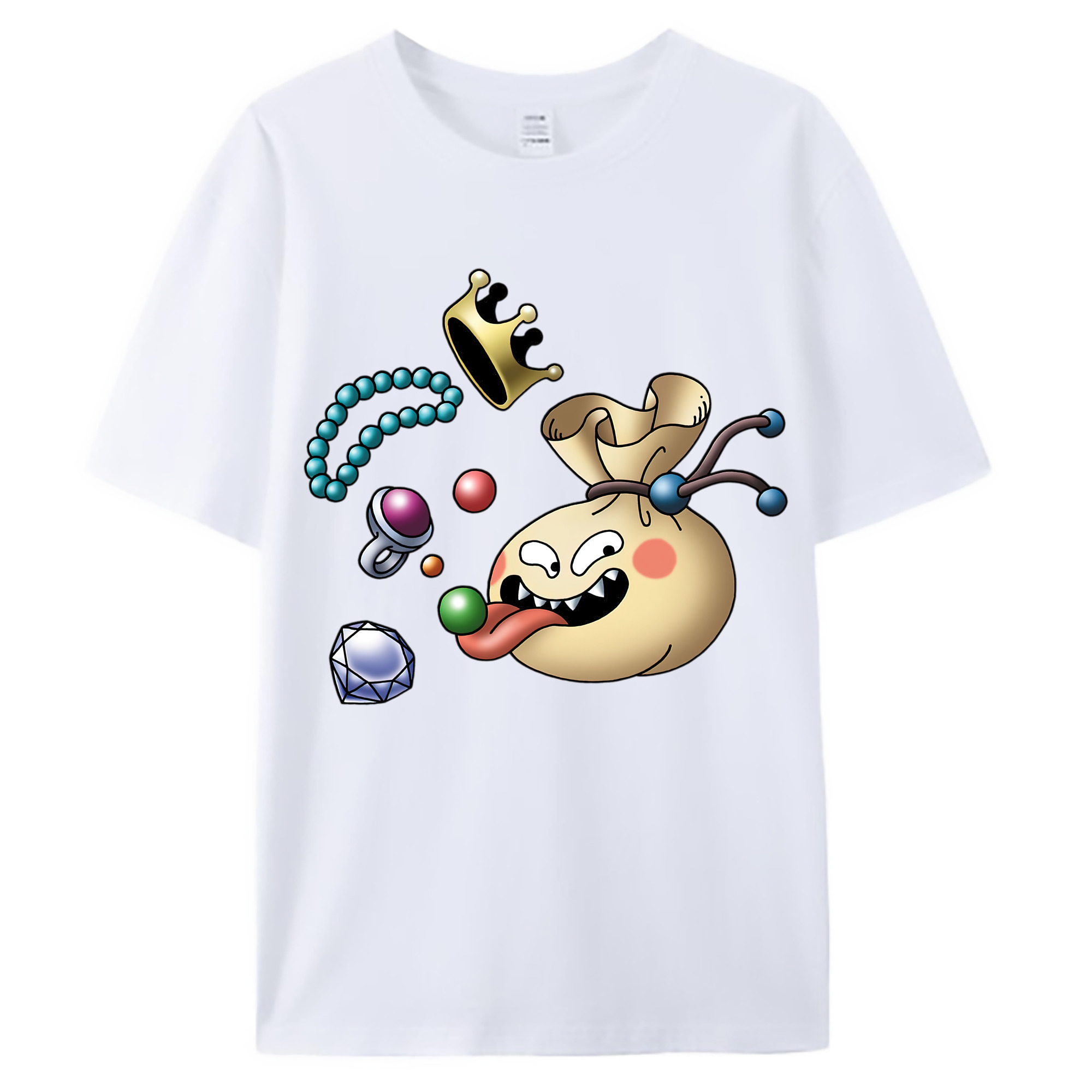 （画像用） ドラゴンクエスト Doragon Kuesuto Dragon Quest 綿100％ メンズ半袖Tシャツ｜肌触りやわらか＆通気性