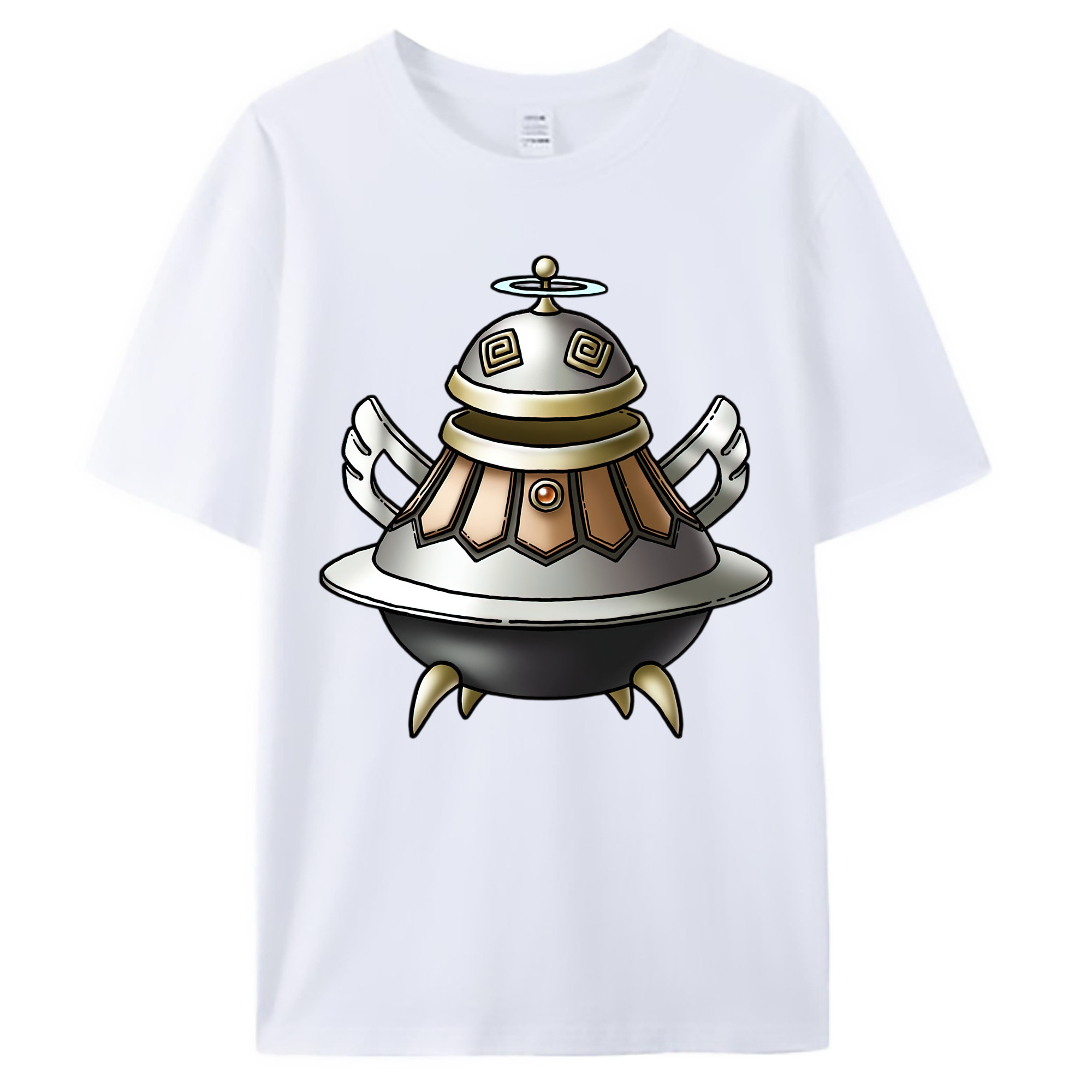 （画像用） ドラゴンクエスト Doragon Kuesuto Dragon Quest 綿100％ メンズ半袖Tシャツ｜肌触りやわらか＆通気性