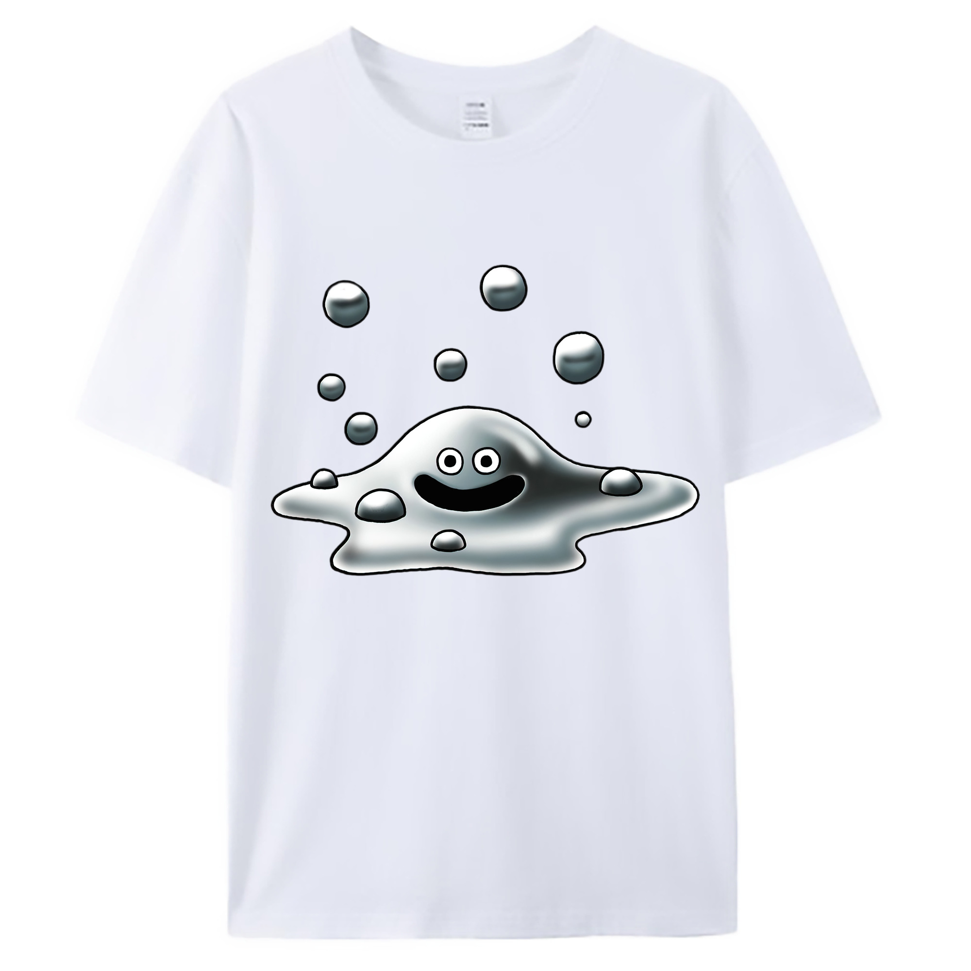 （画像用） ドラゴンクエスト Doragon Kuesuto Dragon Quest 綿100％ メンズ半袖Tシャツ｜肌触りやわらか＆通気性
