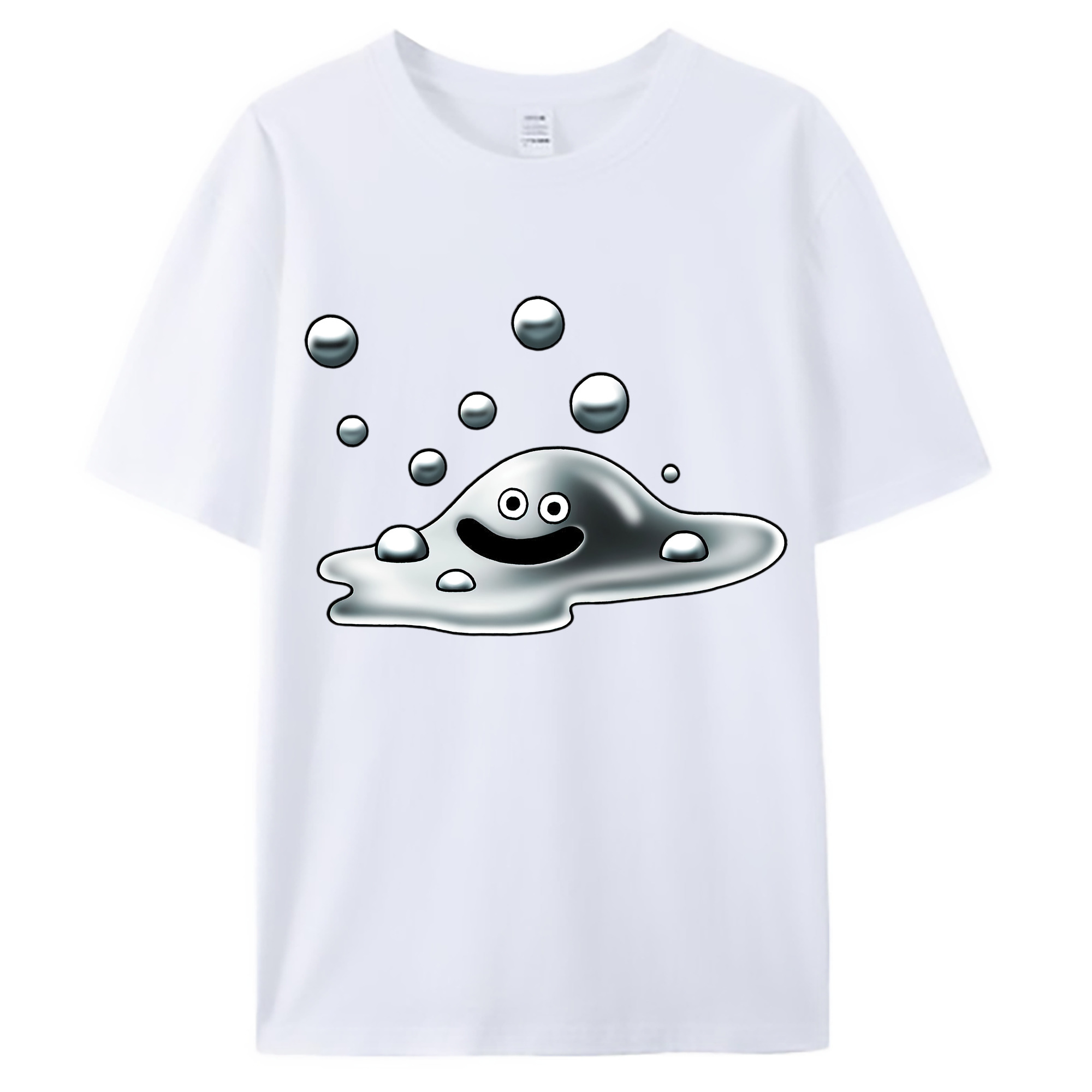 （画像用） ドラゴンクエスト Doragon Kuesuto Dragon Quest 綿100％ メンズ半袖Tシャツ｜肌触りやわらか＆通気性