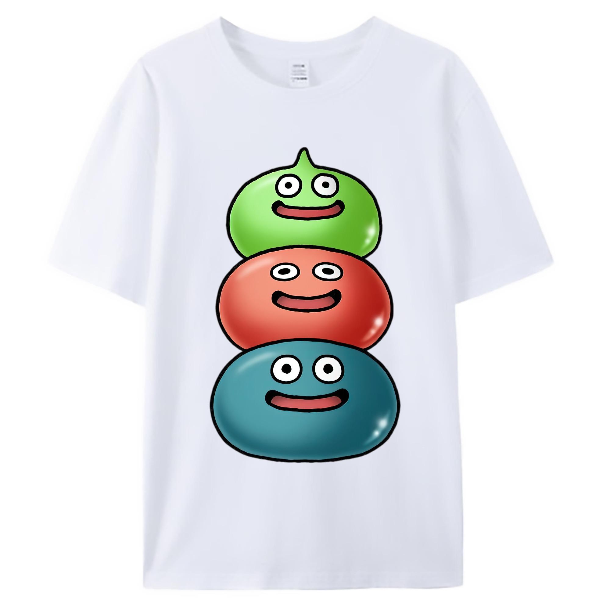 （画像用） ドラゴンクエスト Doragon Kuesuto Dragon Quest 綿100％ メンズ半袖Tシャツ｜肌触りやわらか＆通気性
