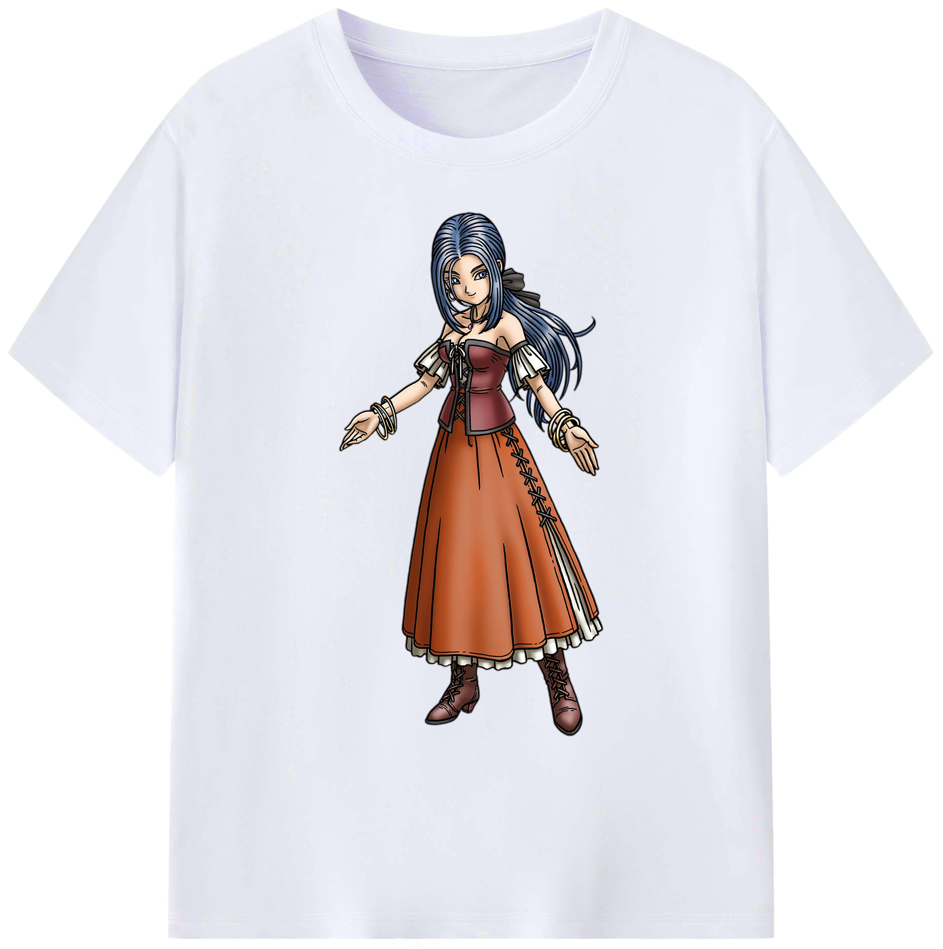 （画像用） ドラゴンクエスト Doragon Kuesuto Dragon Quest 綿100％ メンズ半袖Tシャツ｜肌触りやわらか＆通気性