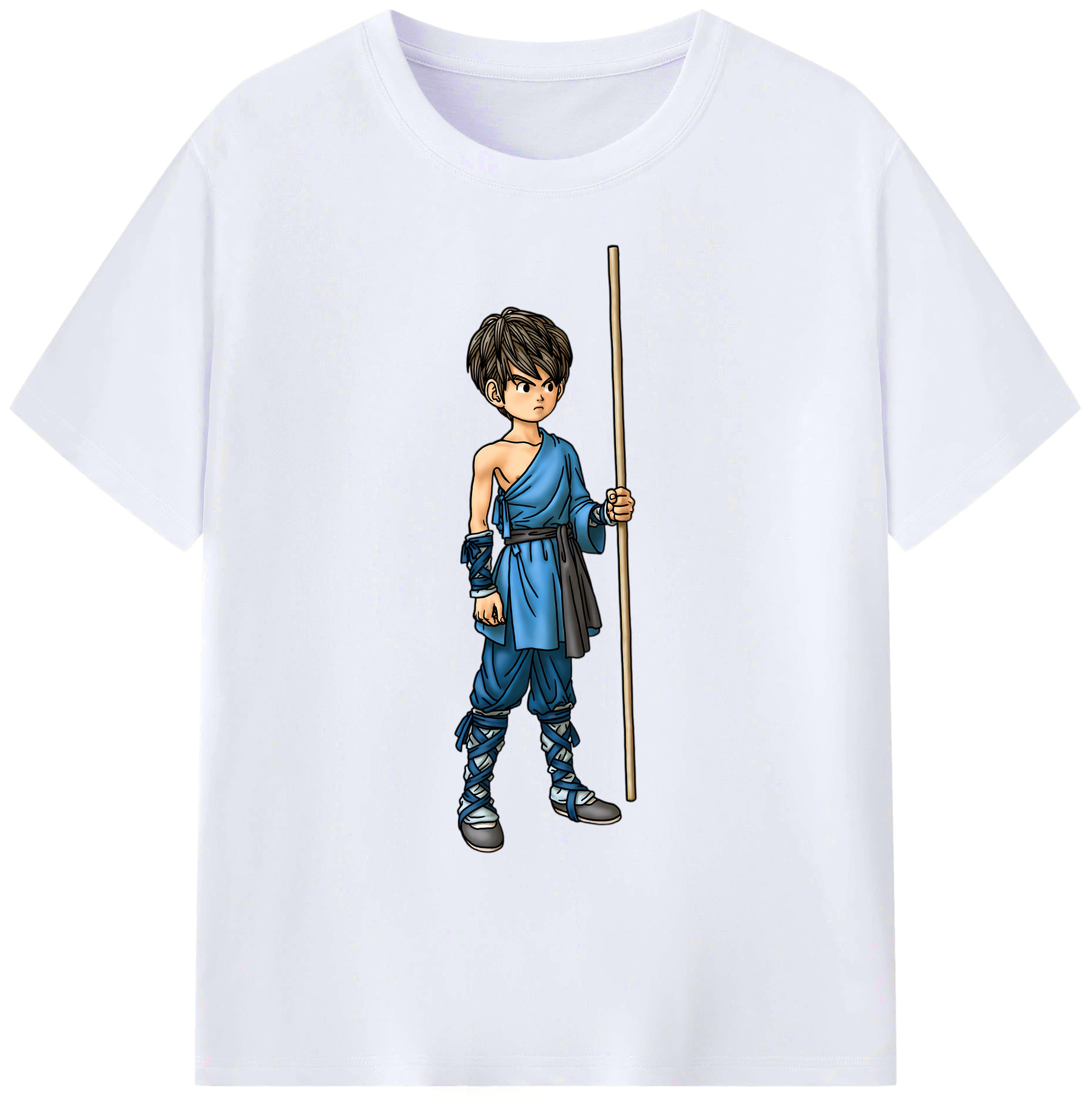 （画像用） ドラゴンクエスト Doragon Kuesuto Dragon Quest 綿100％ メンズ半袖Tシャツ｜肌触りやわらか＆通気性