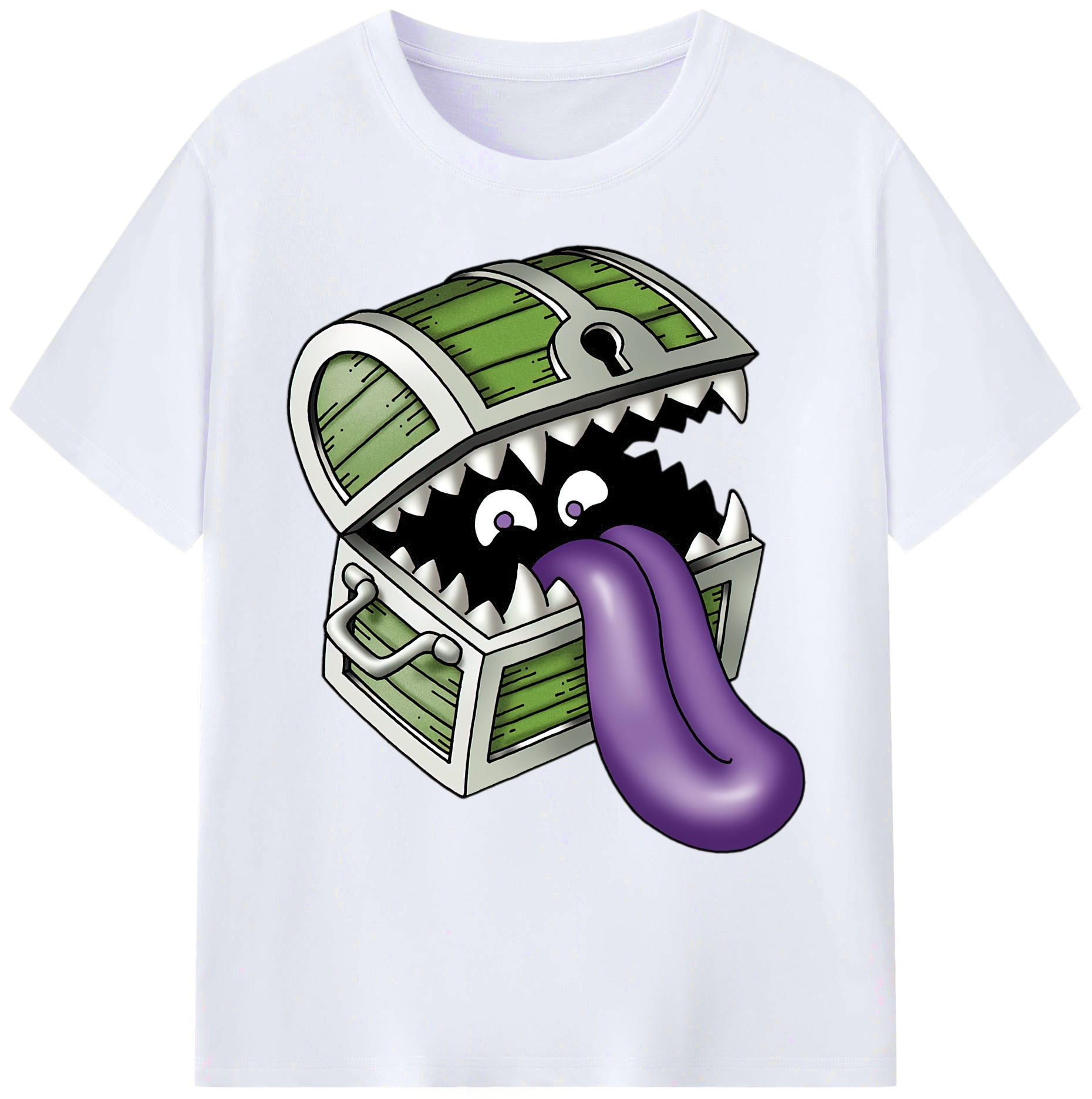 （画像用） ドラゴンクエスト Doragon Kuesuto Dragon Quest 綿100％ メンズ半袖Tシャツ｜肌触りやわらか＆通気性