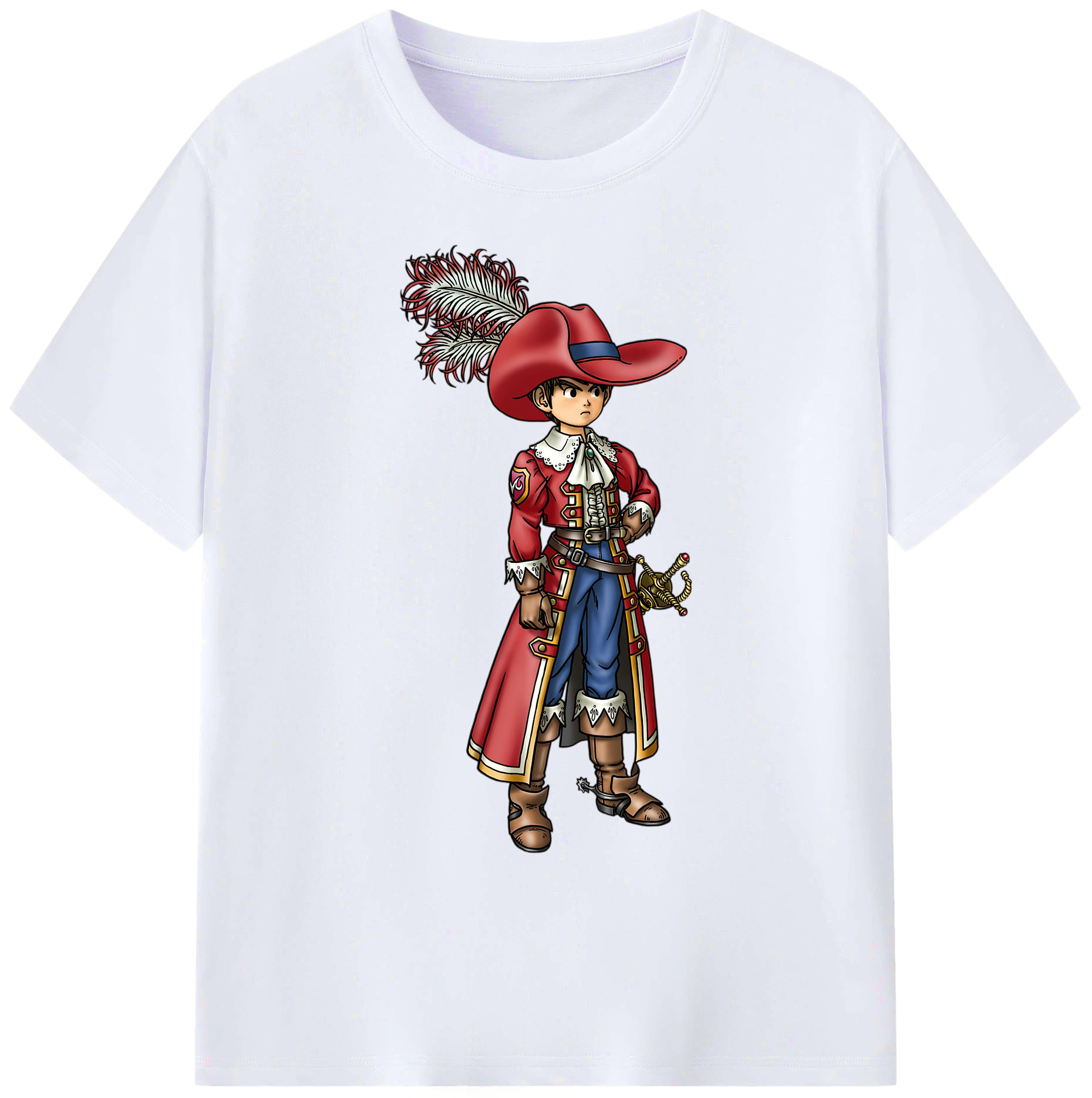 （画像用） ドラゴンクエスト Doragon Kuesuto Dragon Quest 綿100％ メンズ半袖Tシャツ｜肌触りやわらか＆通気性