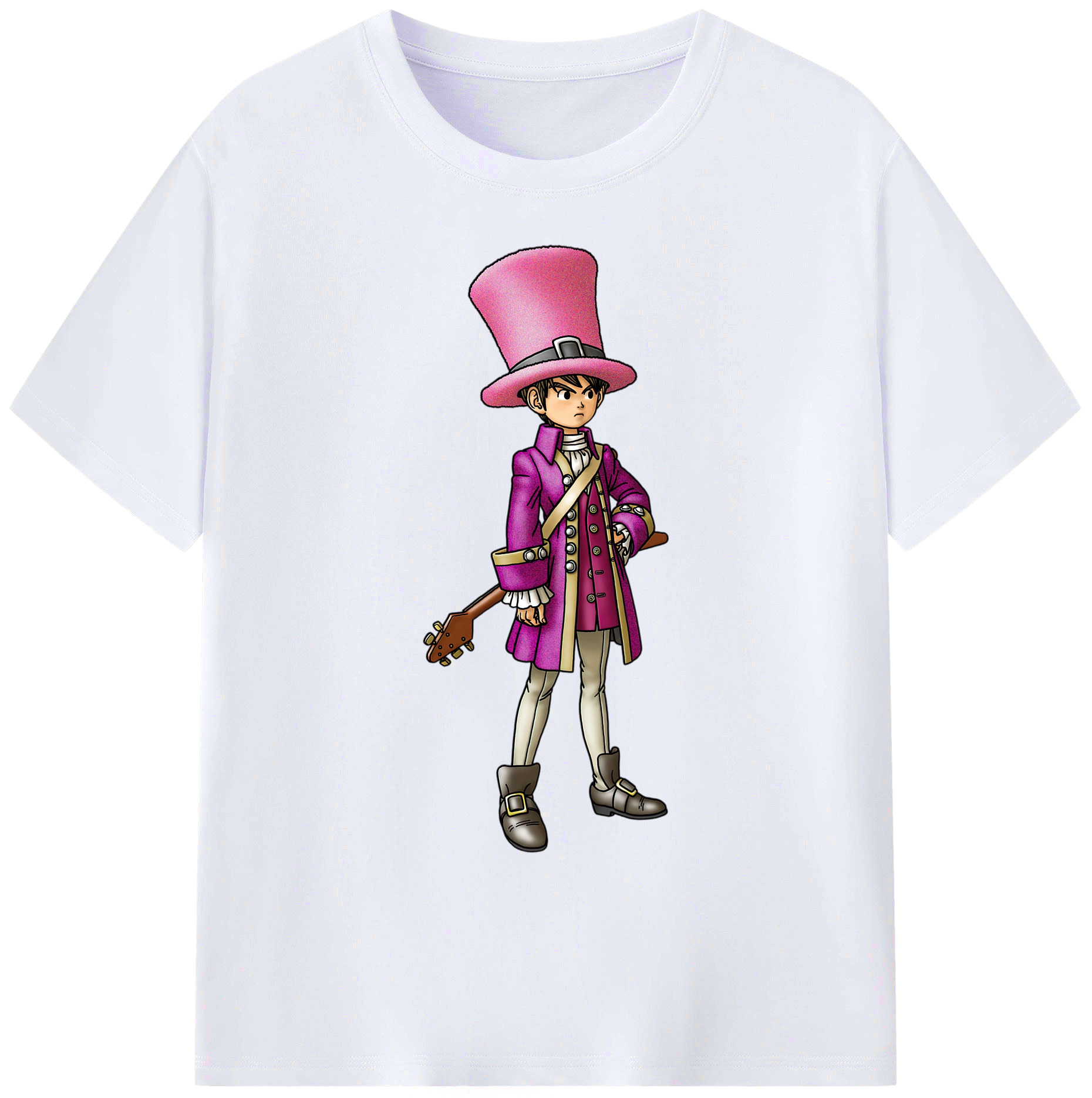 （画像用） ドラゴンクエスト Doragon Kuesuto Dragon Quest 綿100％ メンズ半袖Tシャツ｜肌触りやわらか＆通気性