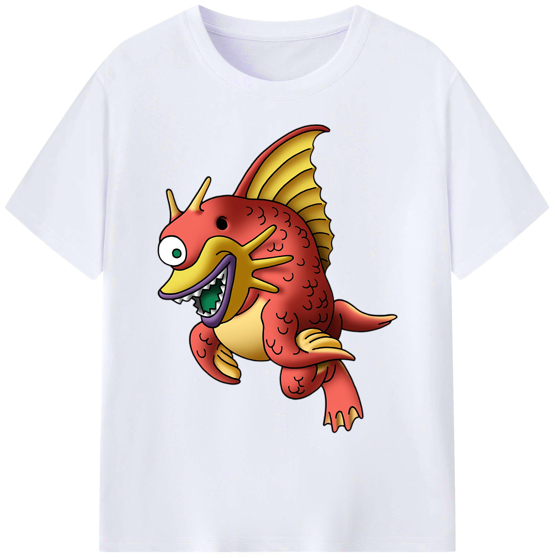（画像用） ドラゴンクエスト Doragon Kuesuto Dragon Quest 綿100％ メンズ半袖Tシャツ｜肌触りやわらか＆通気性