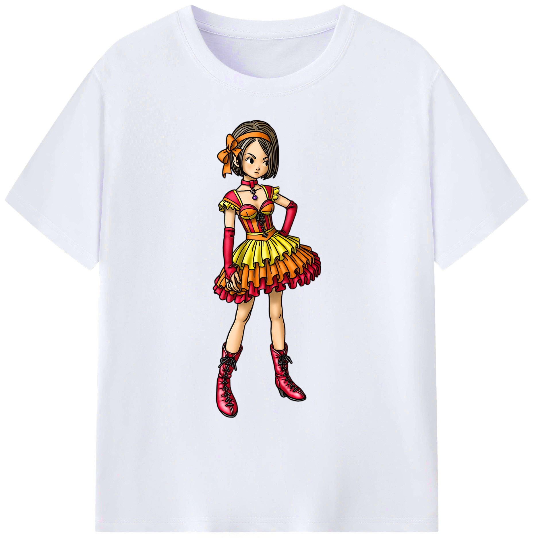 （画像用） ドラゴンクエスト Doragon Kuesuto Dragon Quest 綿100％ メンズ半袖Tシャツ｜肌触りやわらか＆通気性