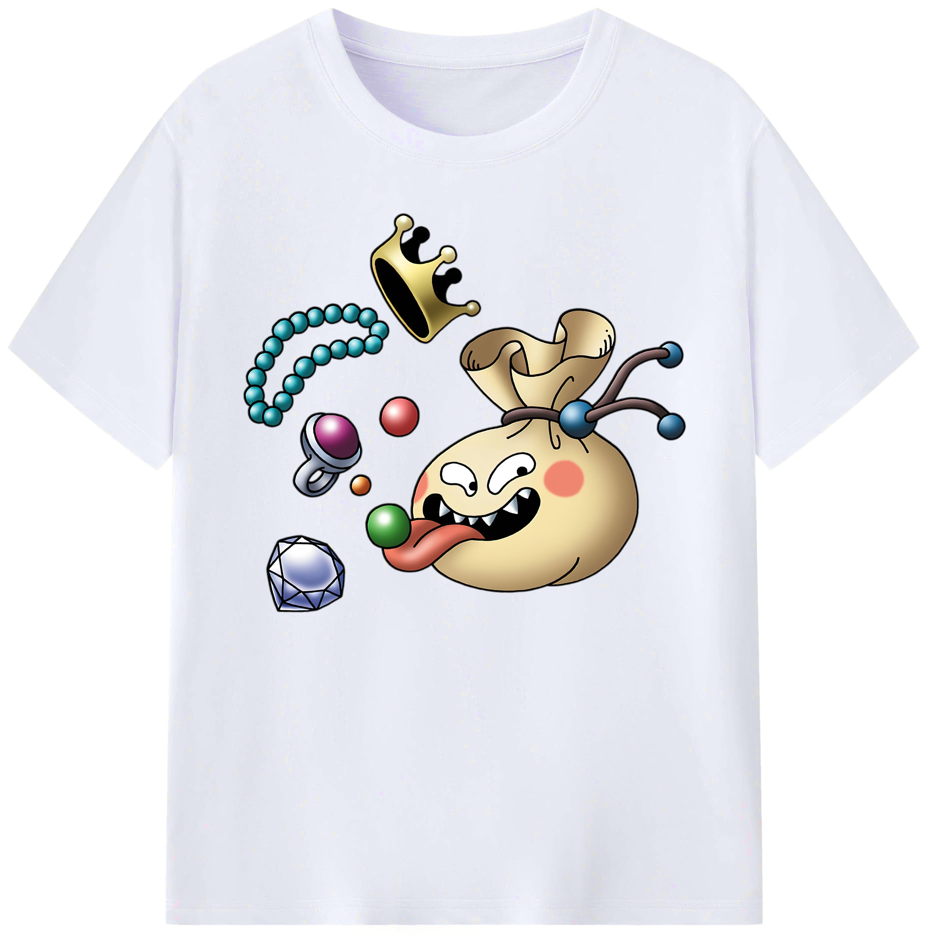 （画像用） ドラゴンクエスト Doragon Kuesuto Dragon Quest 綿100％ メンズ半袖Tシャツ｜肌触りやわらか＆通気性