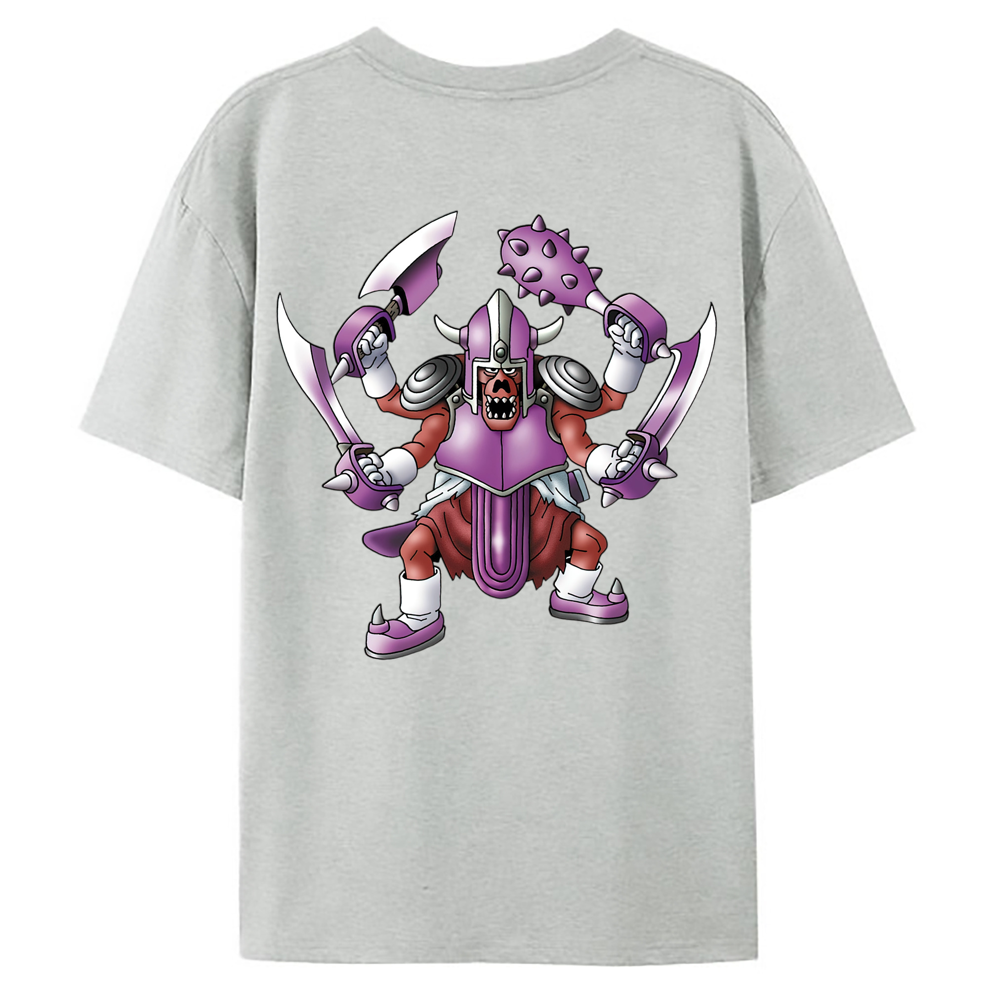 （画像用） ドラゴンクエスト Doragon Kuesuto Dragon Quest レディース半袖Tシャツ(バックプリント)
