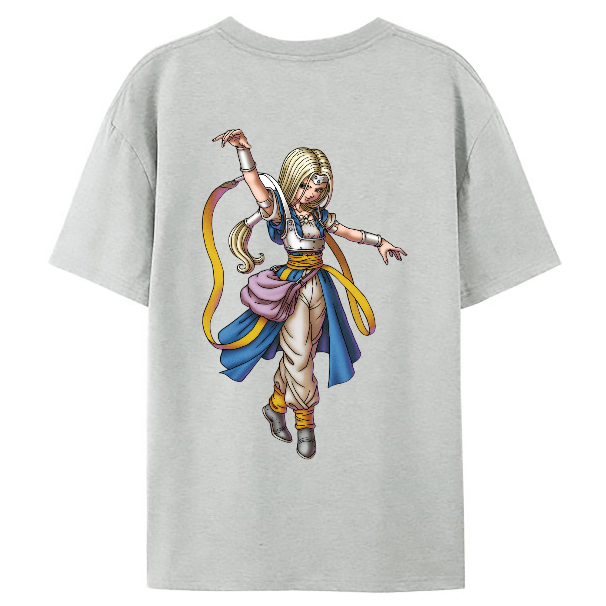 （画像用） ドラゴンクエスト Doragon Kuesuto Dragon Quest レディース半袖Tシャツ(バックプリント)