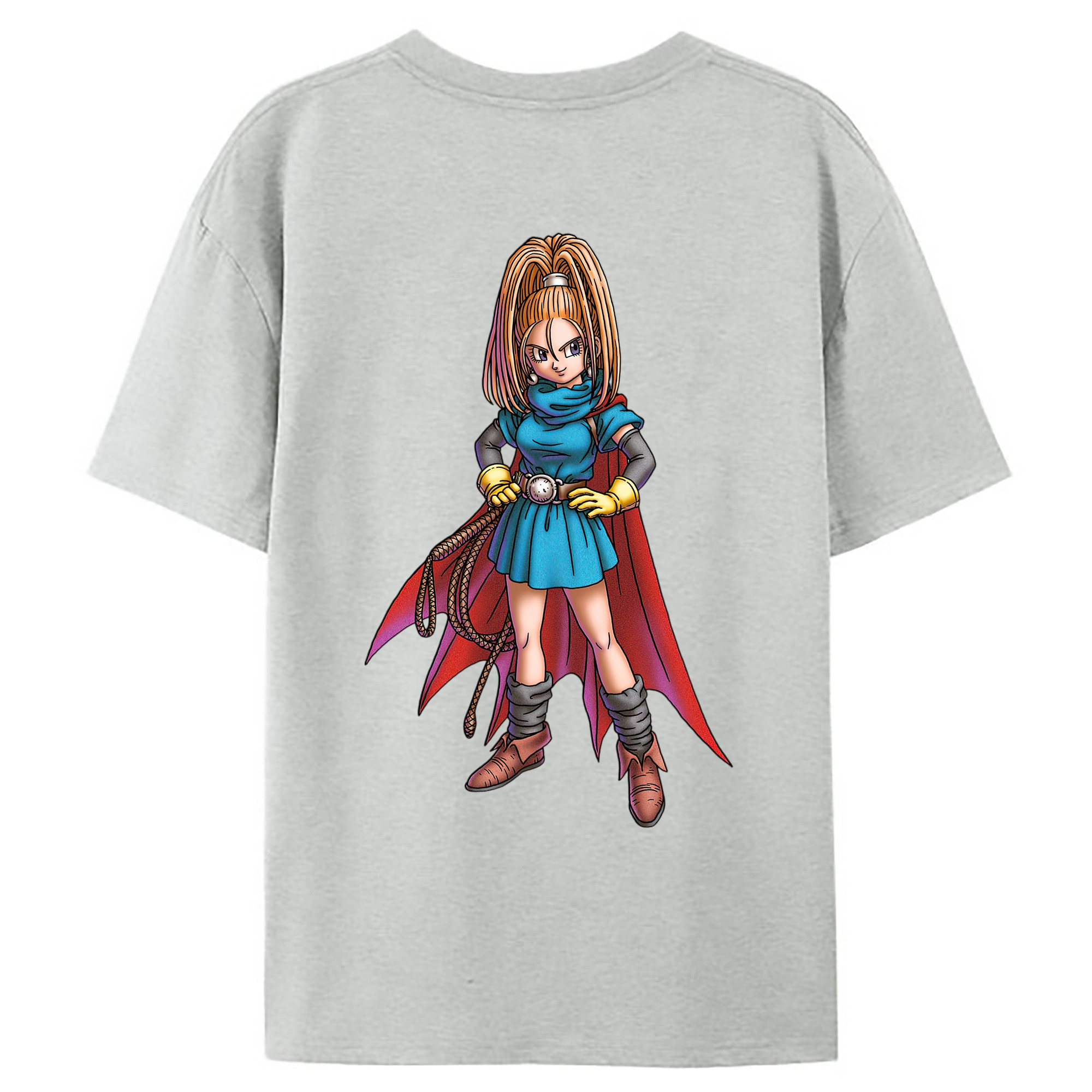 （画像用） ドラゴンクエスト Doragon Kuesuto Dragon Quest レディース半袖Tシャツ(バックプリント)