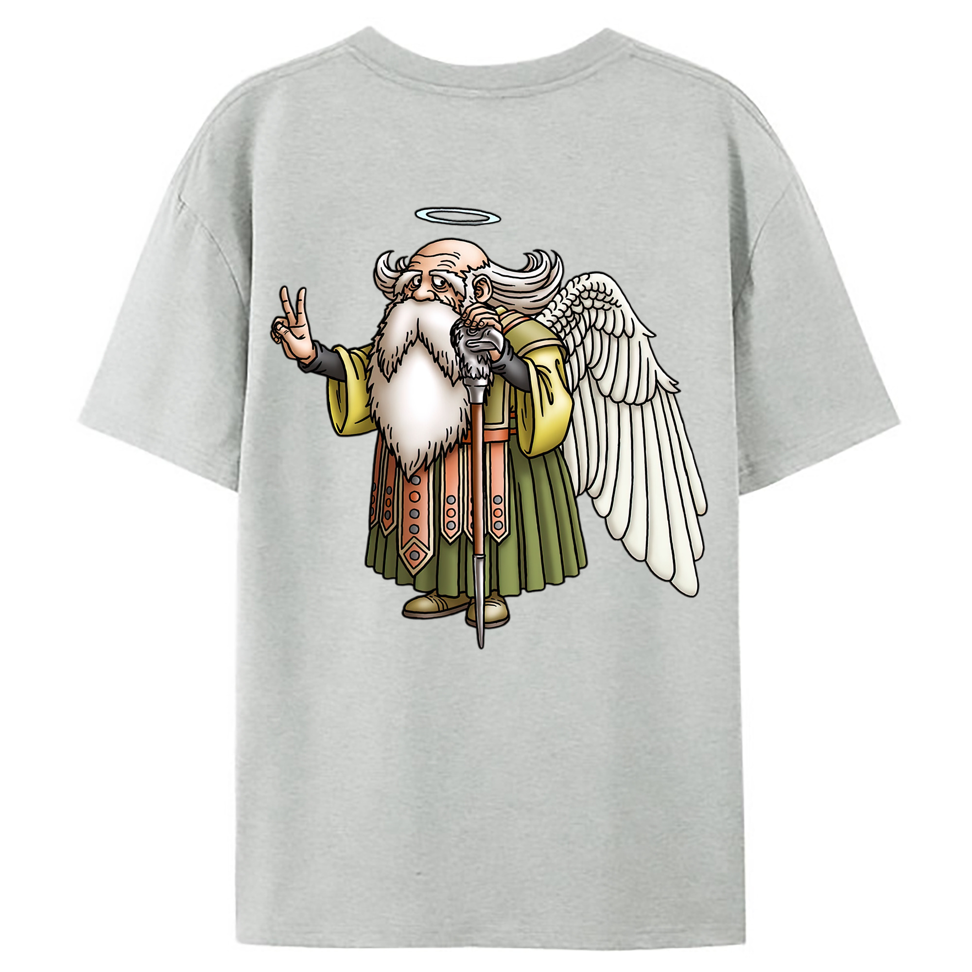（画像用） ドラゴンクエスト Doragon Kuesuto Dragon Quest レディース半袖Tシャツ(バックプリント)