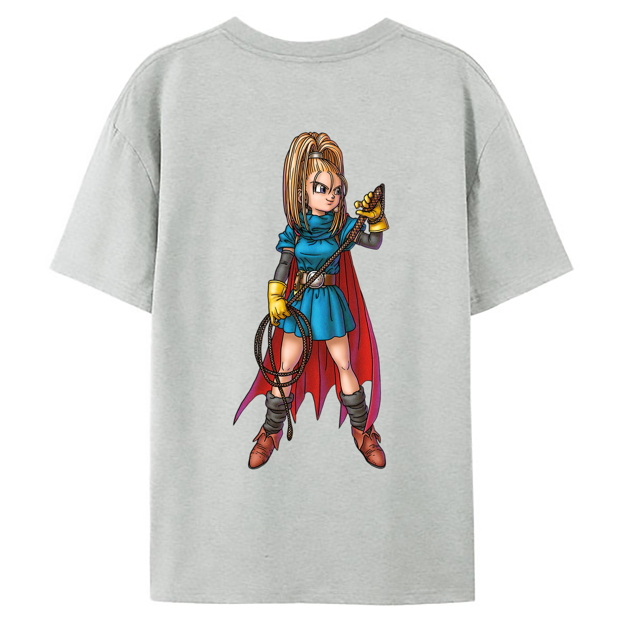 （画像用） ドラゴンクエスト Doragon Kuesuto Dragon Quest レディース半袖Tシャツ(バックプリント)