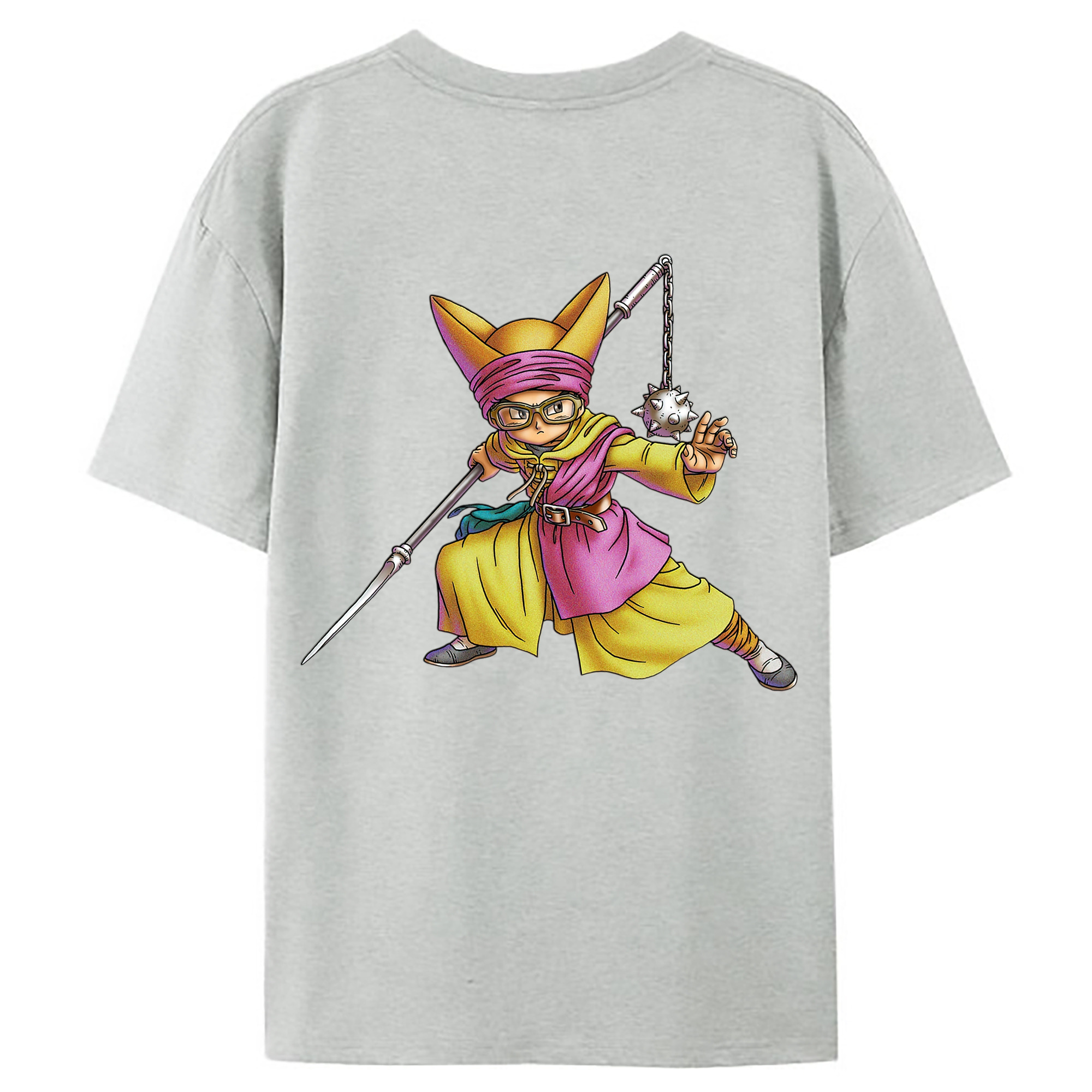 （画像用） ドラゴンクエスト Doragon Kuesuto Dragon Quest レディース半袖Tシャツ(バックプリント)