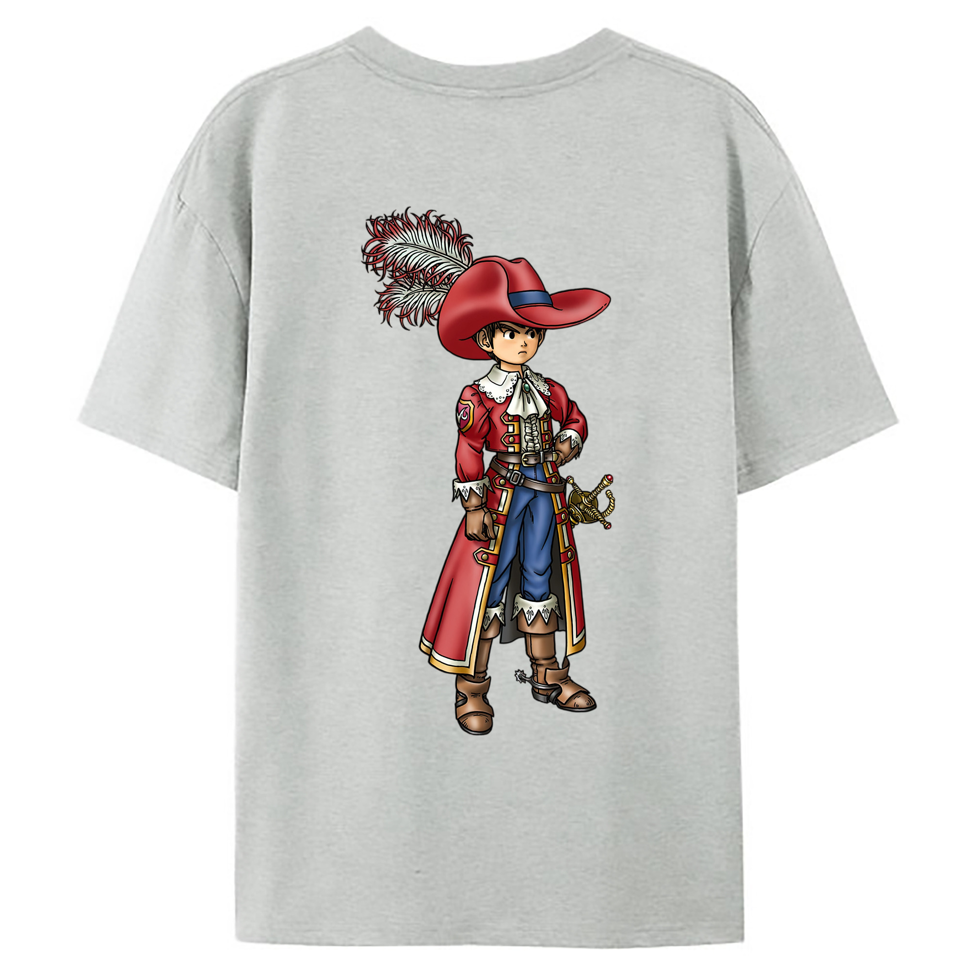 （画像用） ドラゴンクエスト Doragon Kuesuto Dragon Quest レディース半袖Tシャツ(バックプリント)