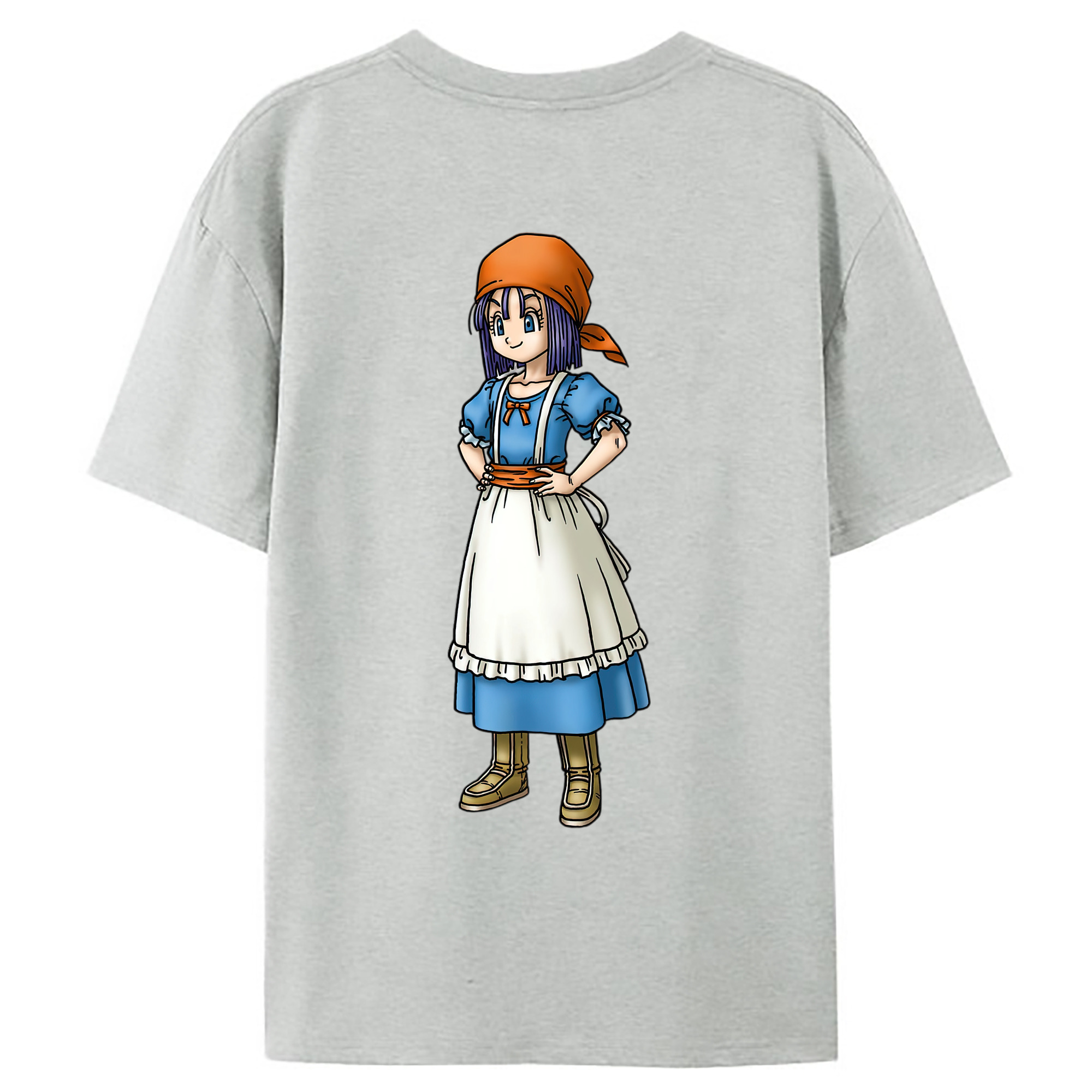 （画像用） ドラゴンクエスト Doragon Kuesuto Dragon Quest レディース半袖Tシャツ(バックプリント)