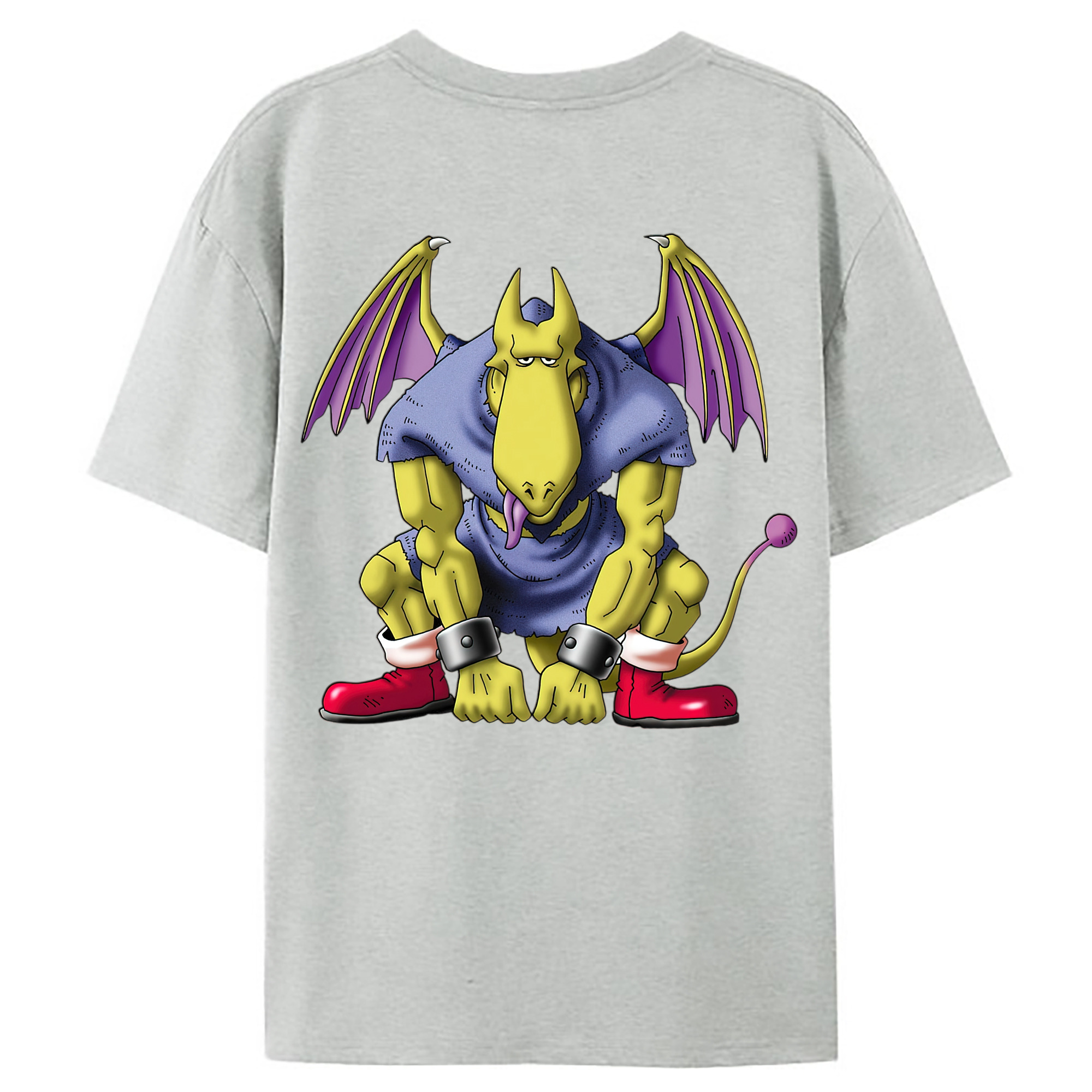 （画像用） ドラゴンクエスト Doragon Kuesuto Dragon Quest レディース半袖Tシャツ(バックプリント)